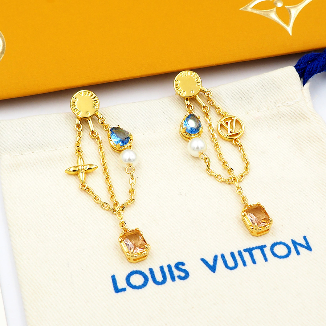 LVE145 Louis vuitton Heirloom Pendant Earrings - ccjewelryacc