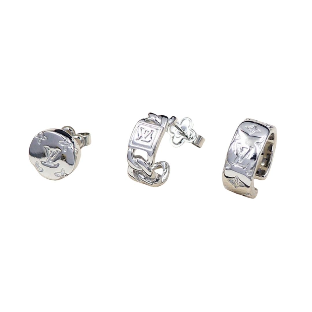 LVE156 Louis vuitton M01785 LV Mosaic earring and ear cuff - ccfashionjewelry