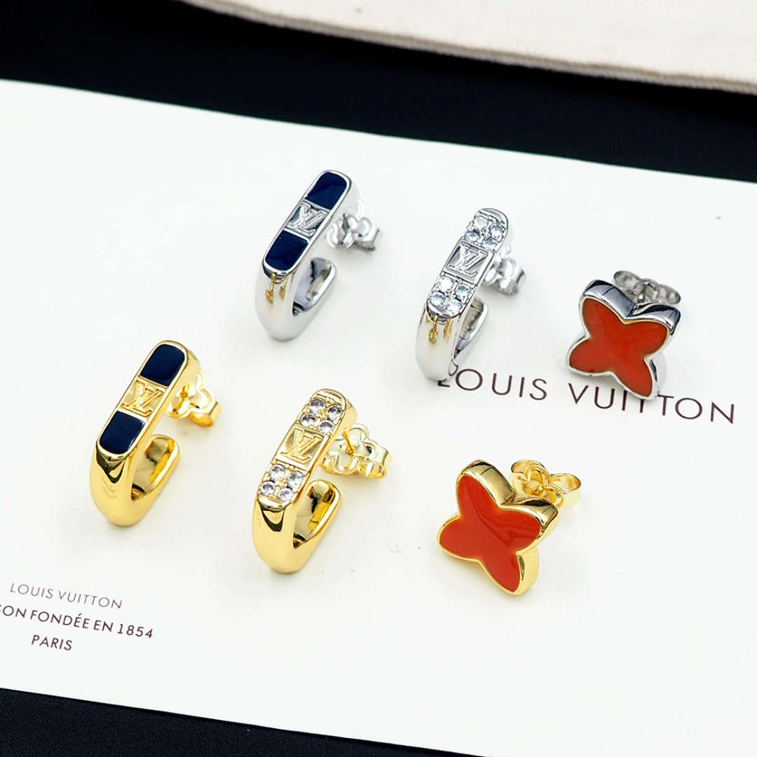 LVE147 Louis vuitton LV Beads earring set - ccjewelryacc
