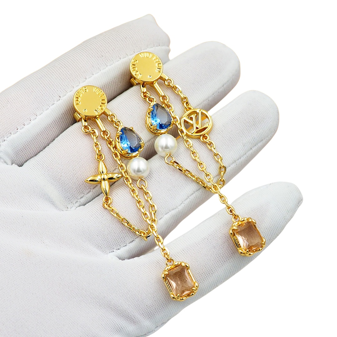 LVE145 Louis vuitton Heirloom Pendant Earrings - ccjewelryacc