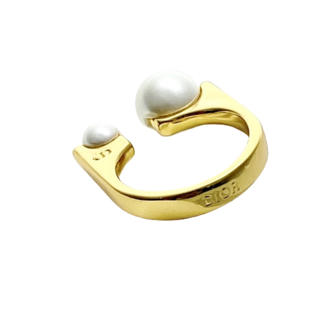 CDR044 Dior pearl ring - ccjewelryacc