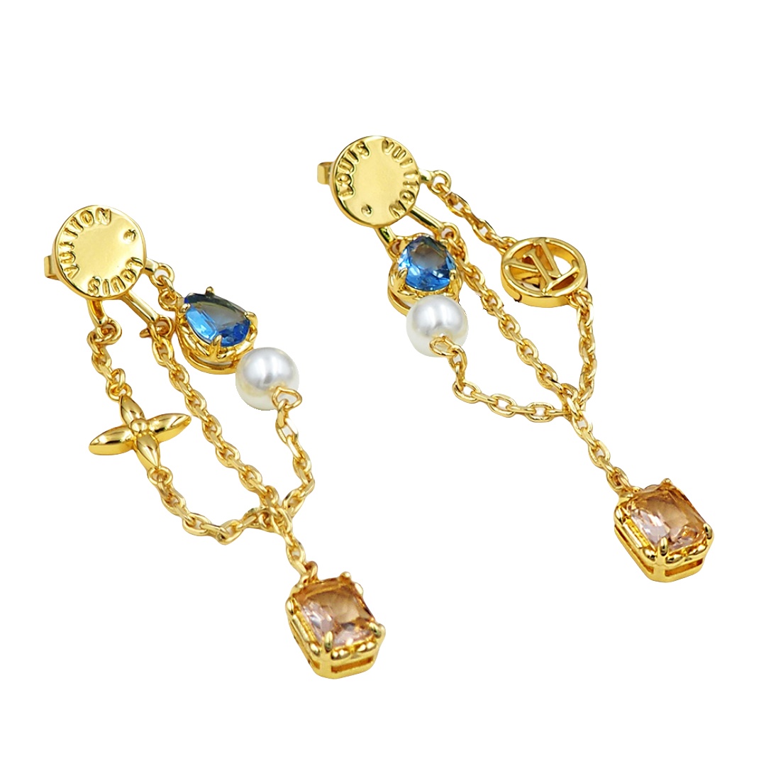 LVE145 Louis vuitton Heirloom Pendant Earrings - ccjewelryacc