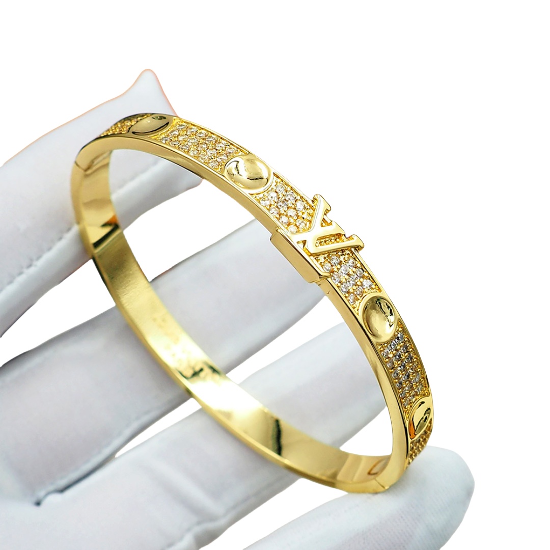 LVS087 Louis Vuitton LV Empreinte bracelet - ccjewelryacc