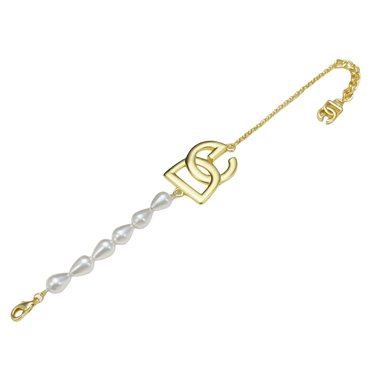 DGT013 Dolce gabbana Pearl choker Necklace bracelet For women - ccjewelryacc