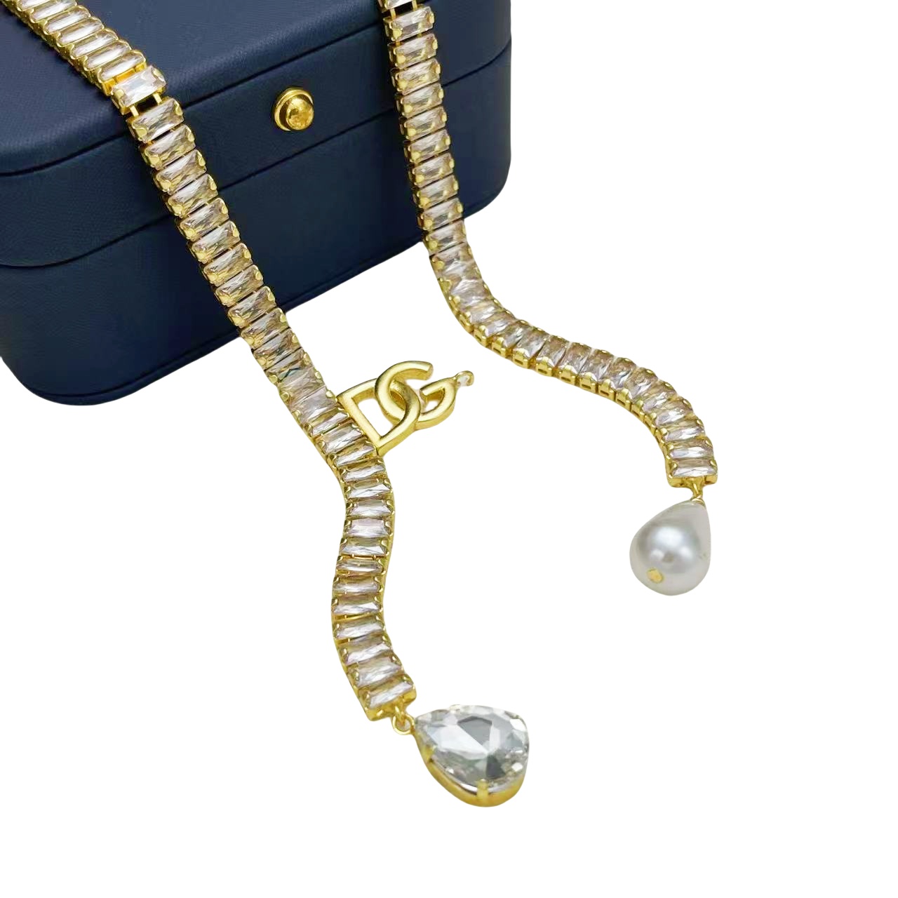 DGT009 Dolce and gabbana necklace Bracelet earring set women's diamond - ccjewelryacc