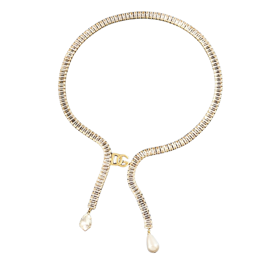 DGN004 Dolce and gabbana necklace women's diamond - ccjewelryacc