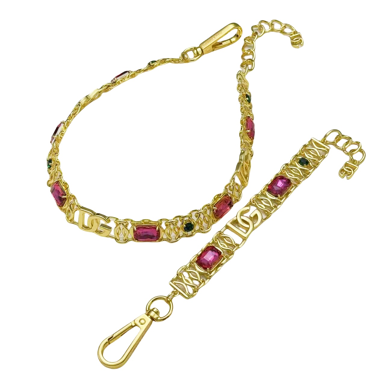 DGT012 Dolce gabbana choker Necklace bracelet For women - ccfashionjewelry