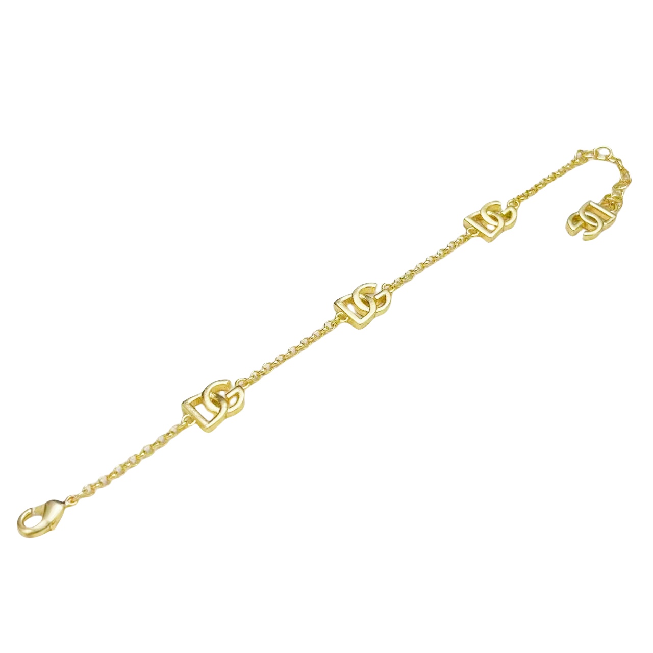 DGT016 Dolce gabbana DG Logo Choker necklace bracelet set - ccjewelryacc