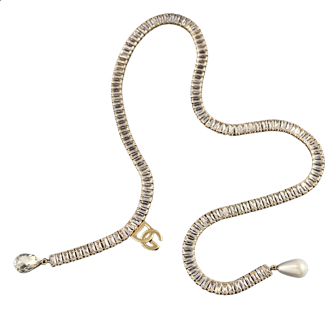 DGN004 Dolce and gabbana necklace women's diamond - ccjewelryacc