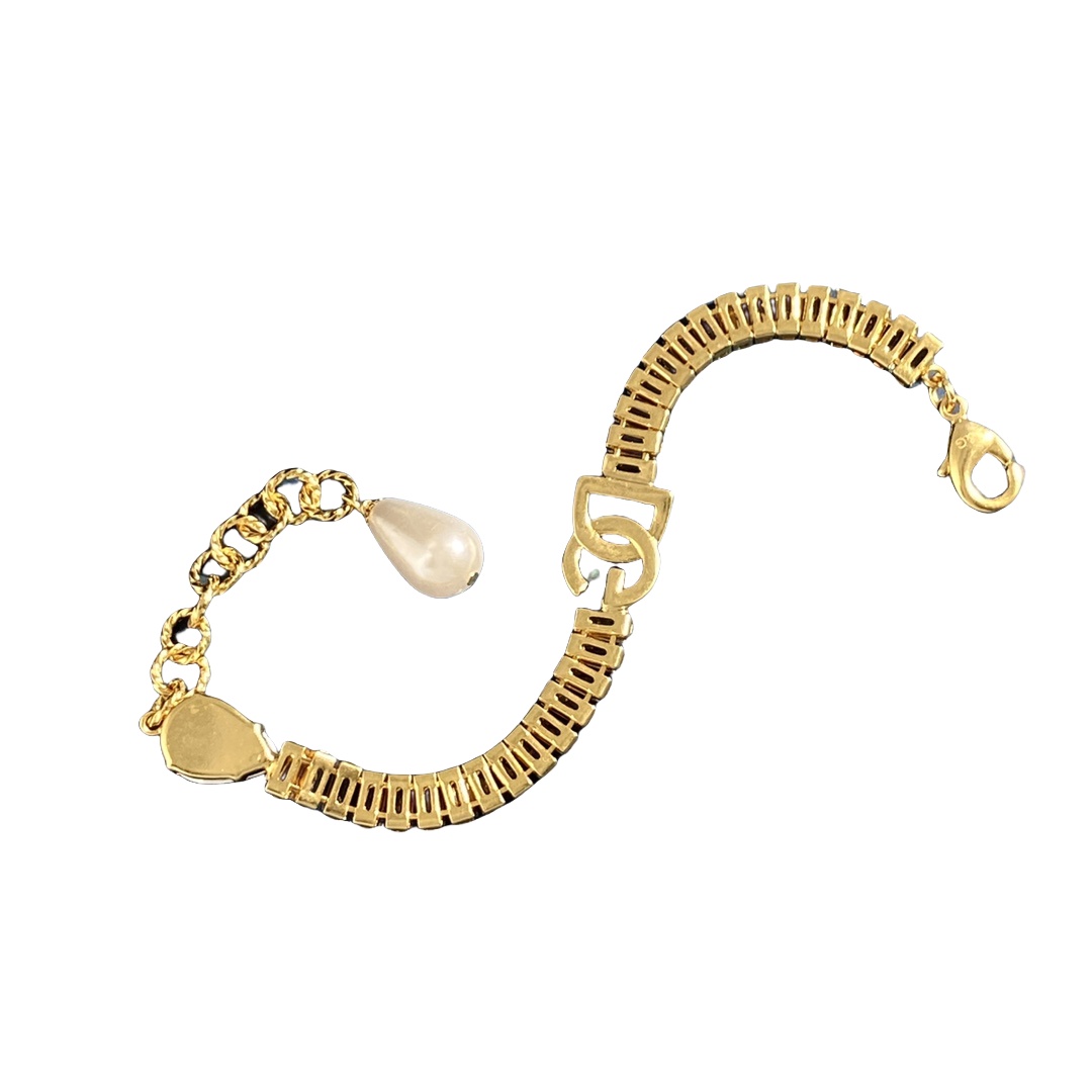 DGT009 Dolce and gabbana necklace Bracelet earring set women's diamond - ccjewelryacc