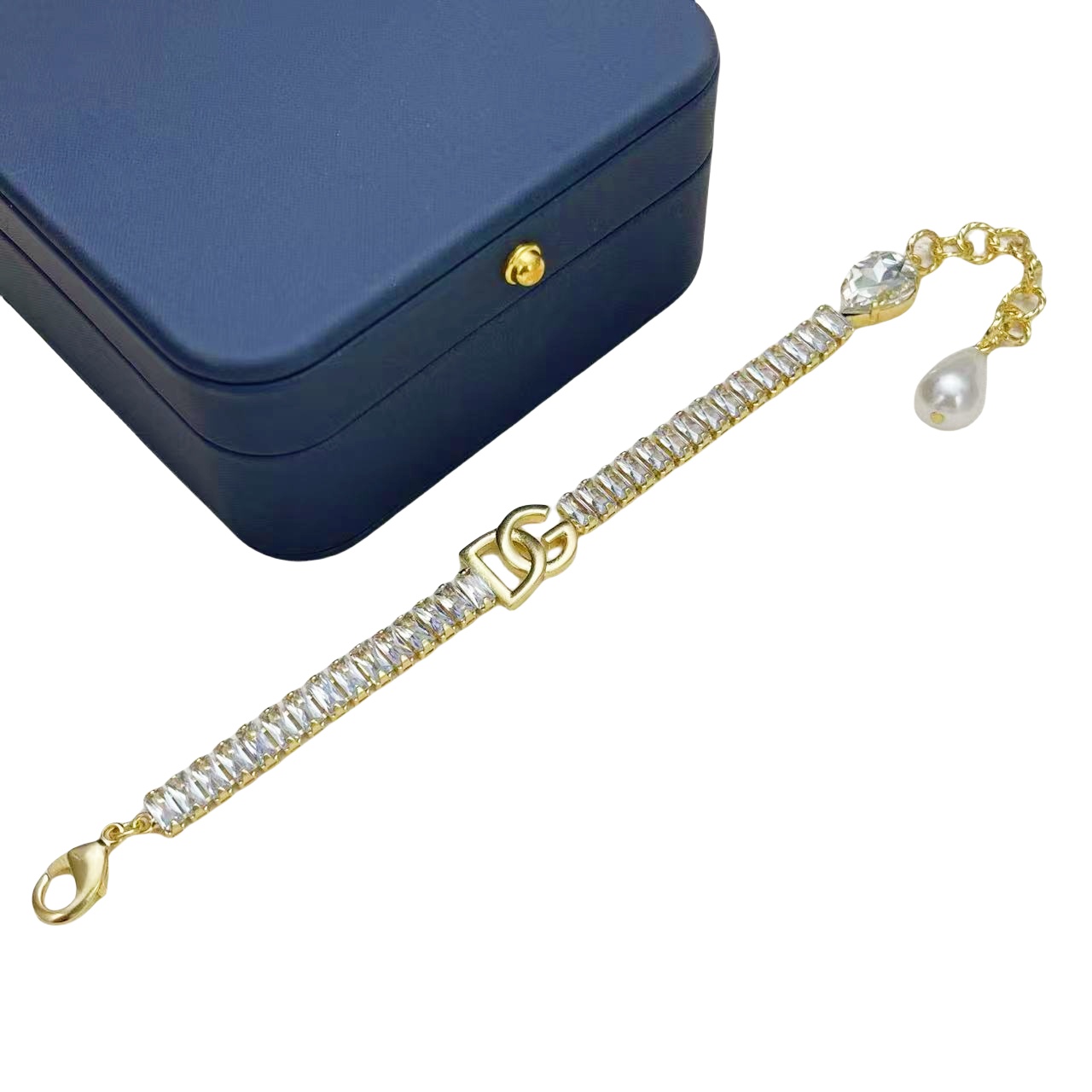 DGT009 Dolce and gabbana necklace Bracelet earring set women's diamond - ccjewelryacc