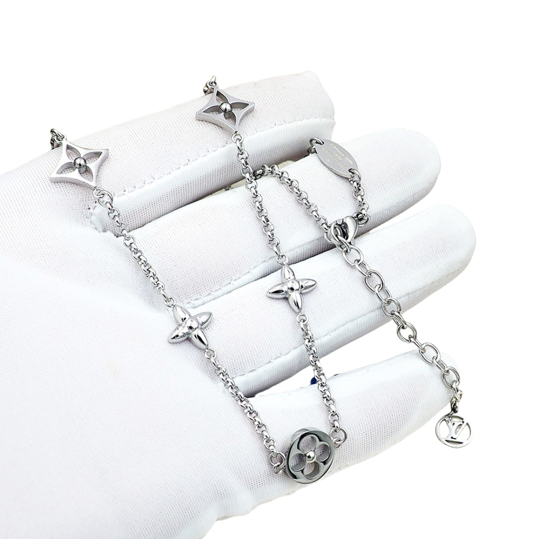 LVN042 Louis Vuitton LV Lconic chars necklace - ccjewelryacc