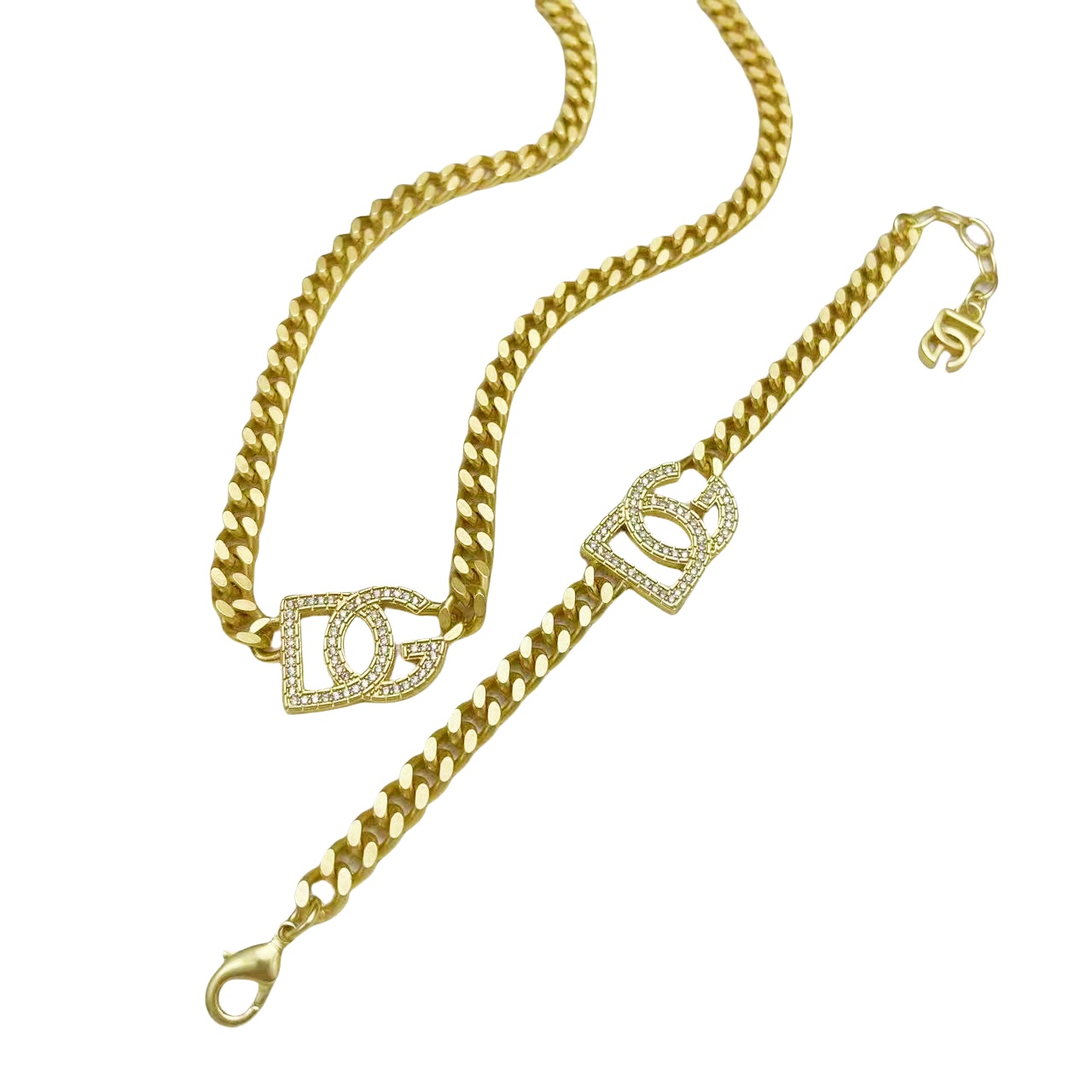 DGT010 Dolce gabbana choker and bracelet set - ccjewelryacc