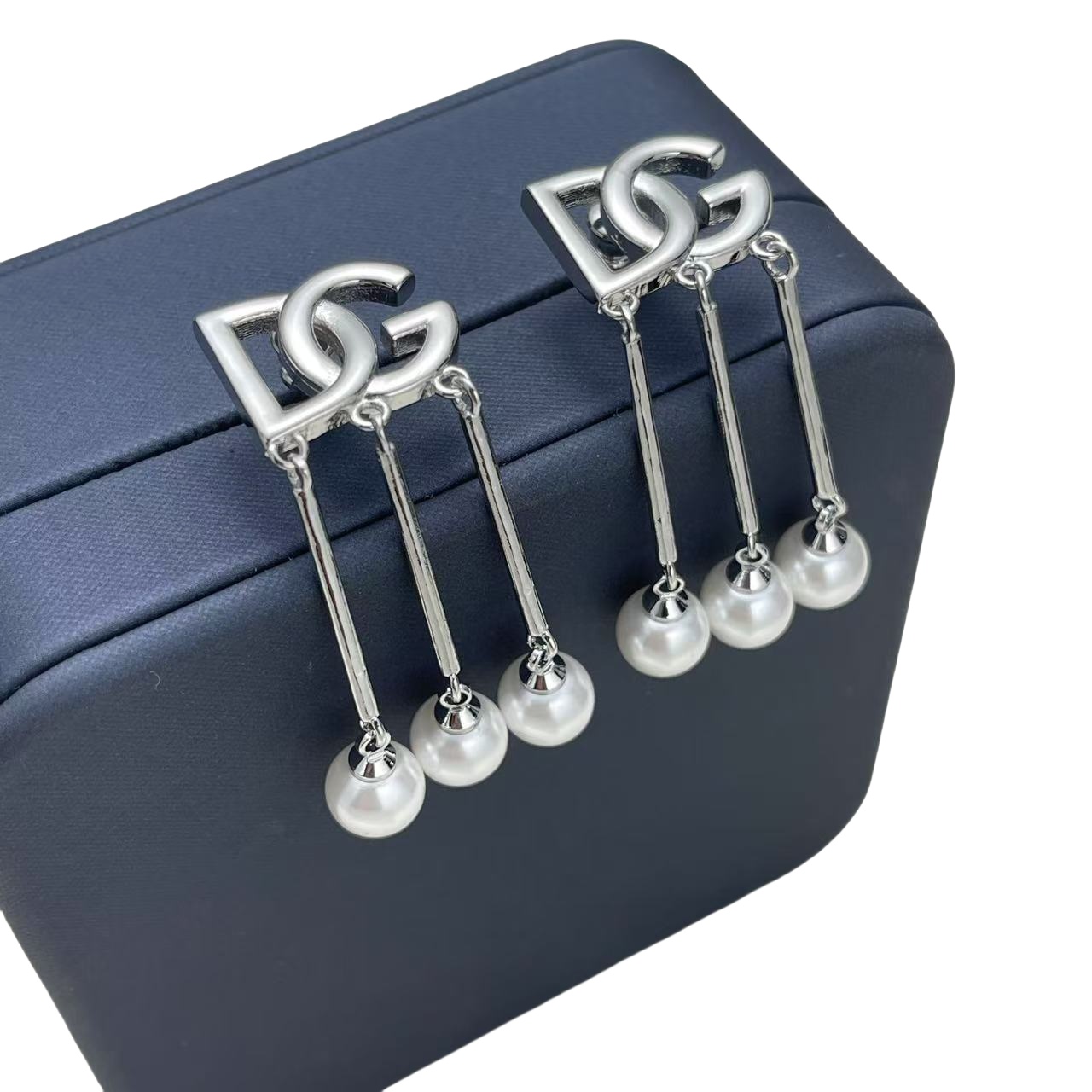 DGT020 Dolce gabbana crystal DG Logo choker necklace bracelet earring set - ccjewelryacc