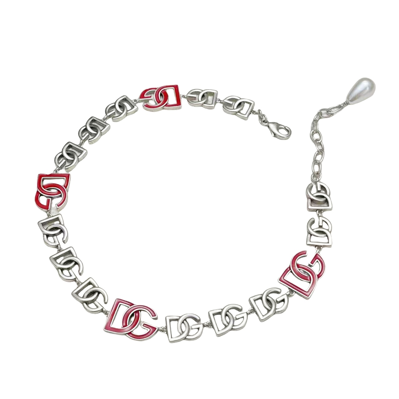 DGN003 Dolce gabbana DG LOGO choker necklace - ccjewelryacc