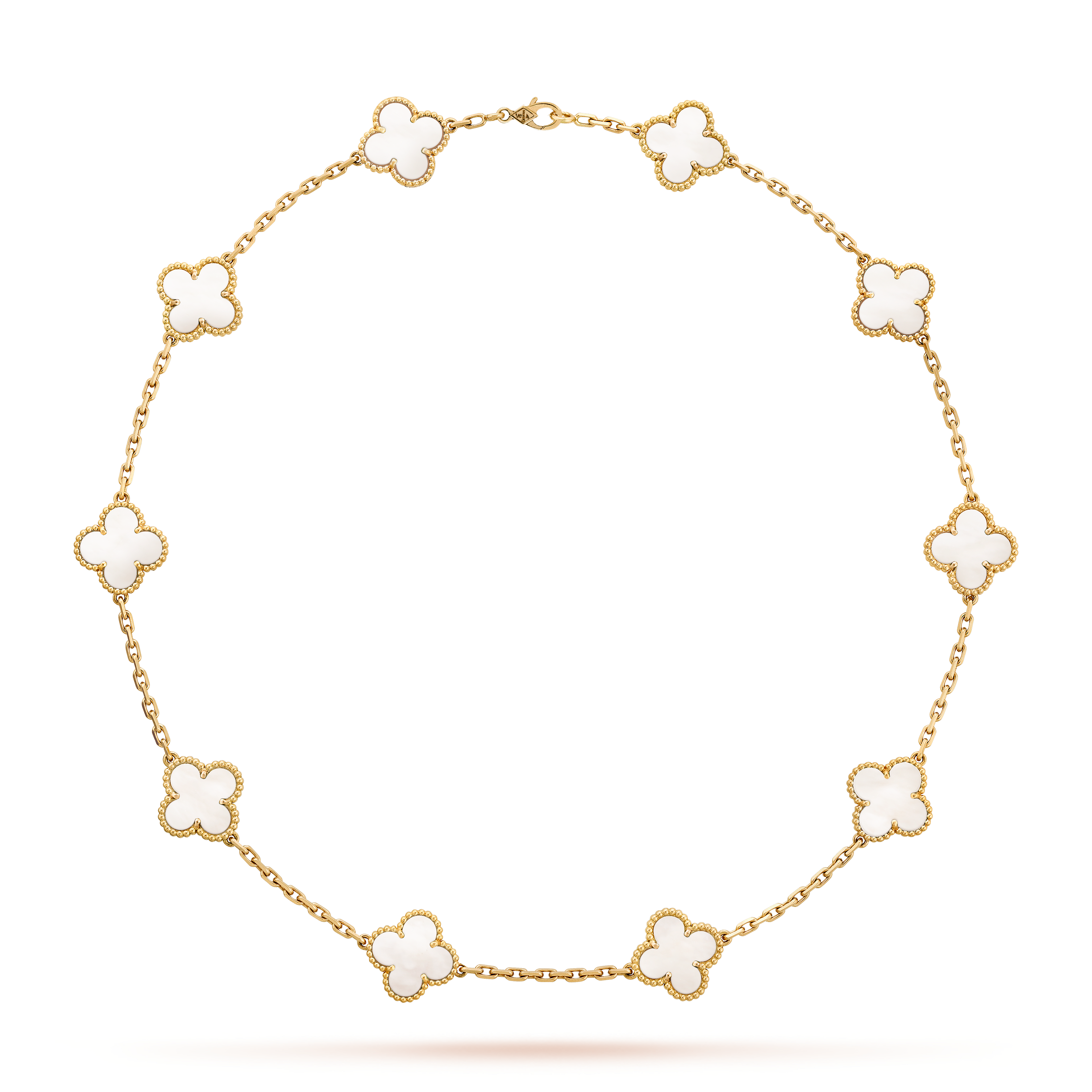 VCN075 Vintage Alhambra necklace 10 motifs - ccjewelryacc