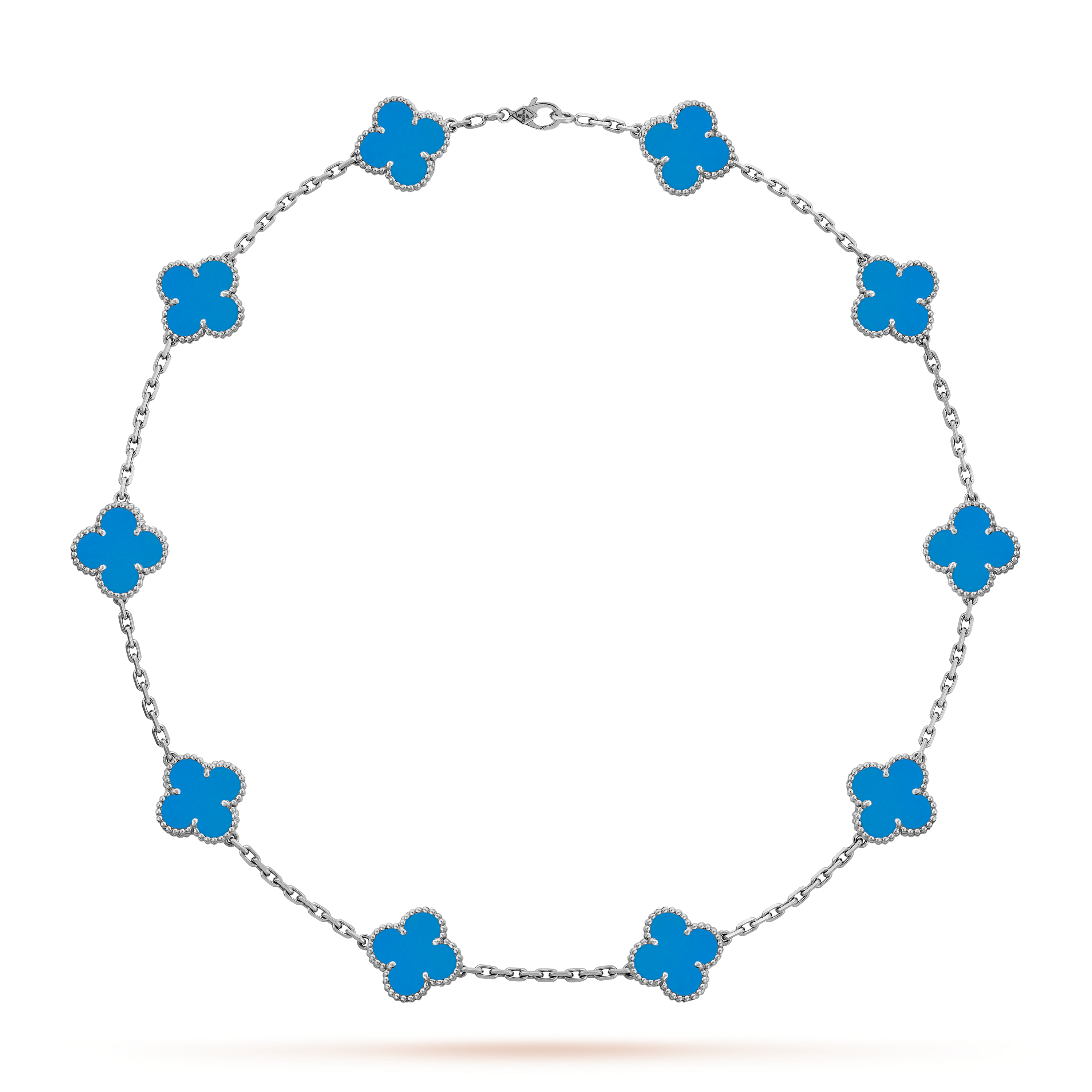 VCN075 Vintage Alhambra necklace 10 motifs - ccjewelryacc