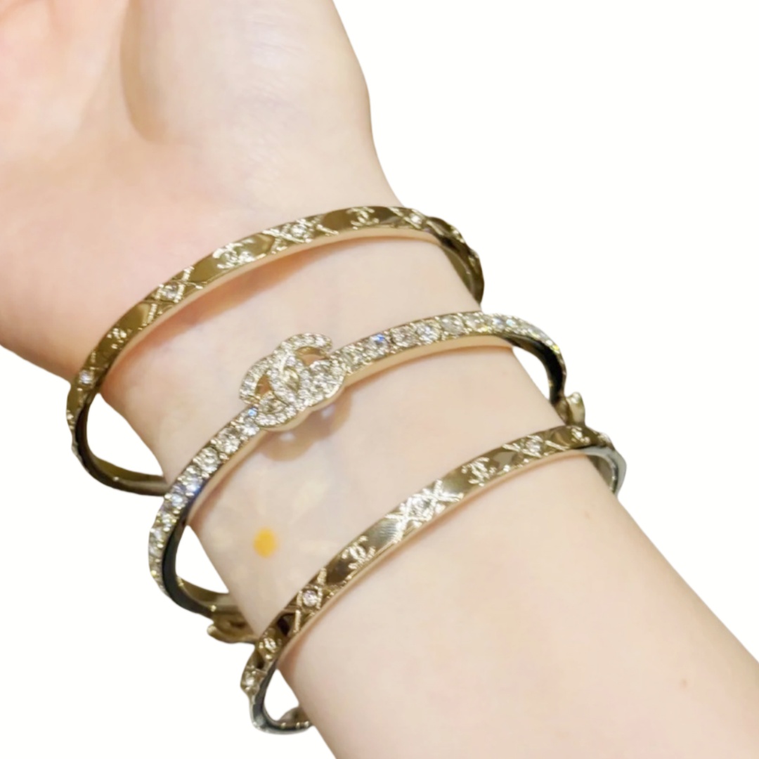 CCS127 Chanel Spring-Summer 2025 Pre-collection Cuff Set of 3 - ccjewelryacc
