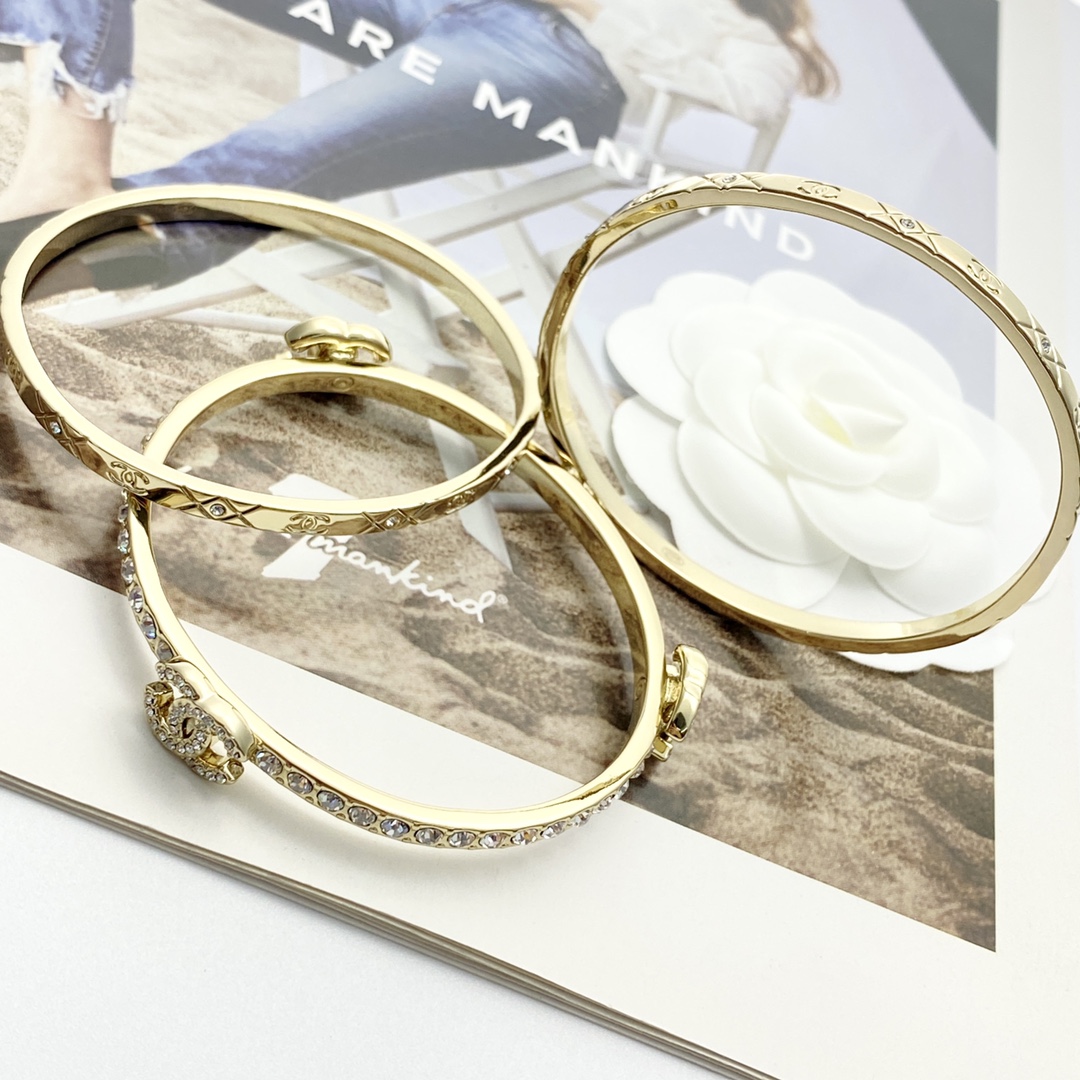 CCS127 Chanel Spring-Summer 2025 Pre-collection Cuff Set of 3 - ccjewelryacc