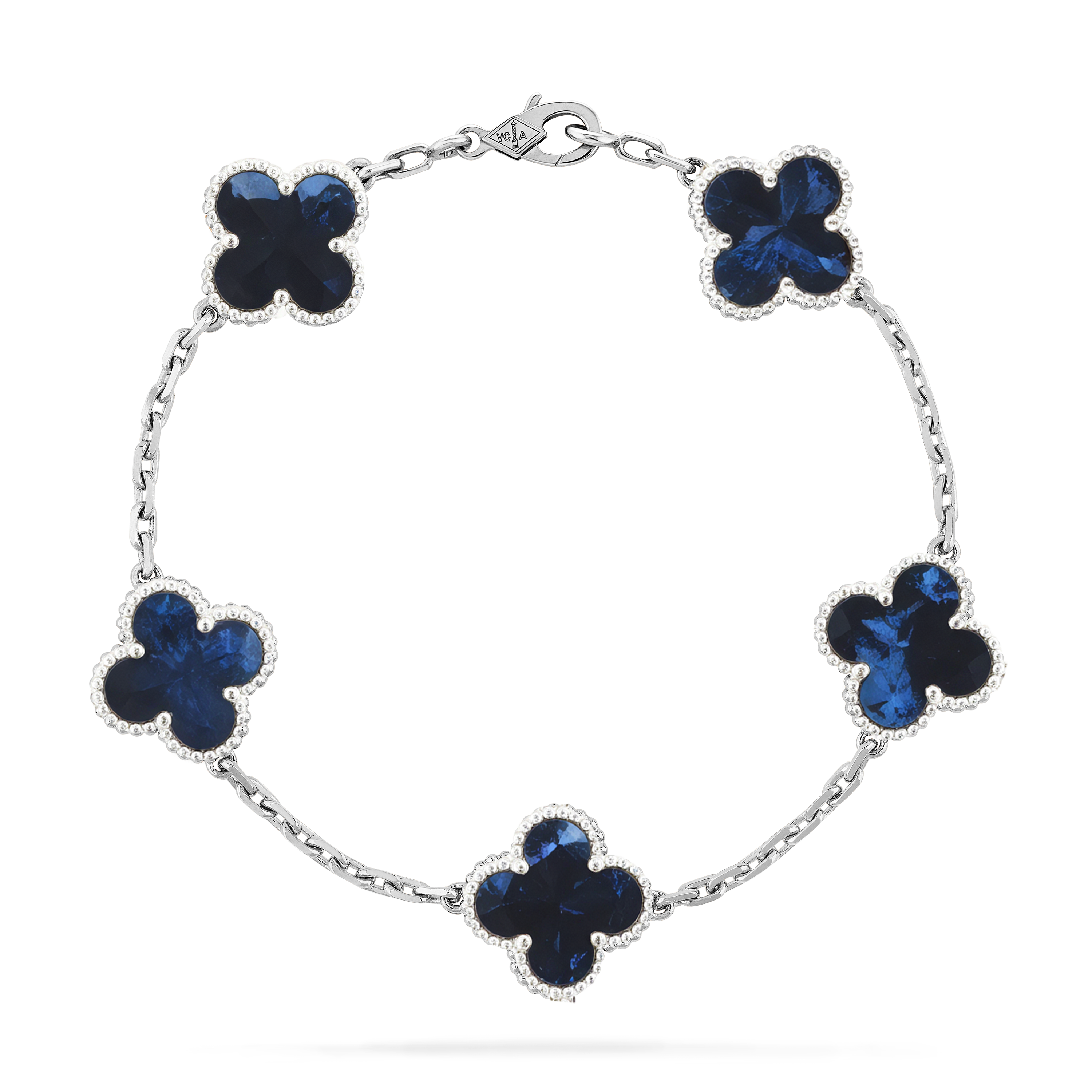 VCS030 VCA vintage alhambra Bracelet 5 motifs Gold/Rose gold/White gold - ccfashionjewelry