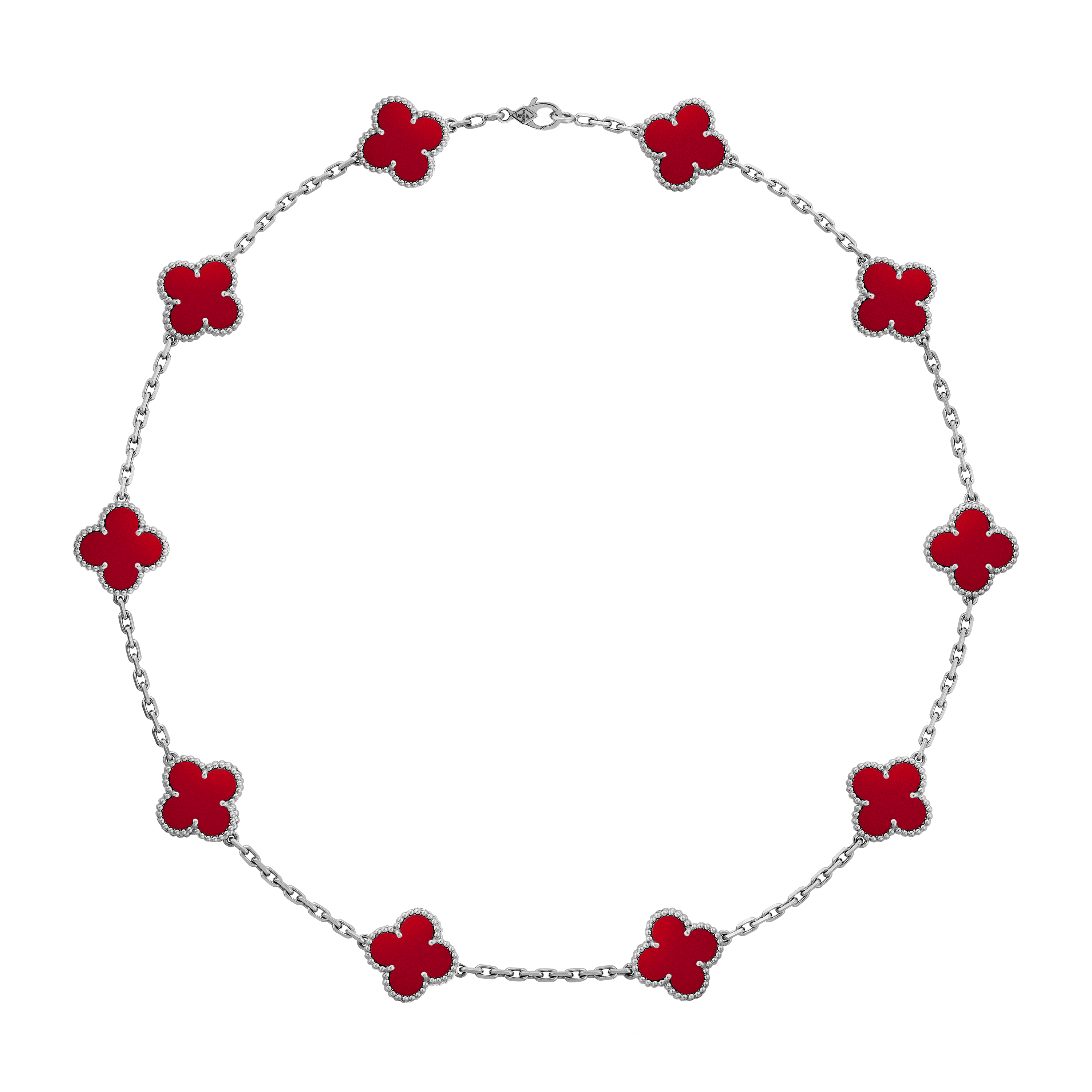 VCN075 Vintage Alhambra necklace 10 motifs - ccjewelryacc