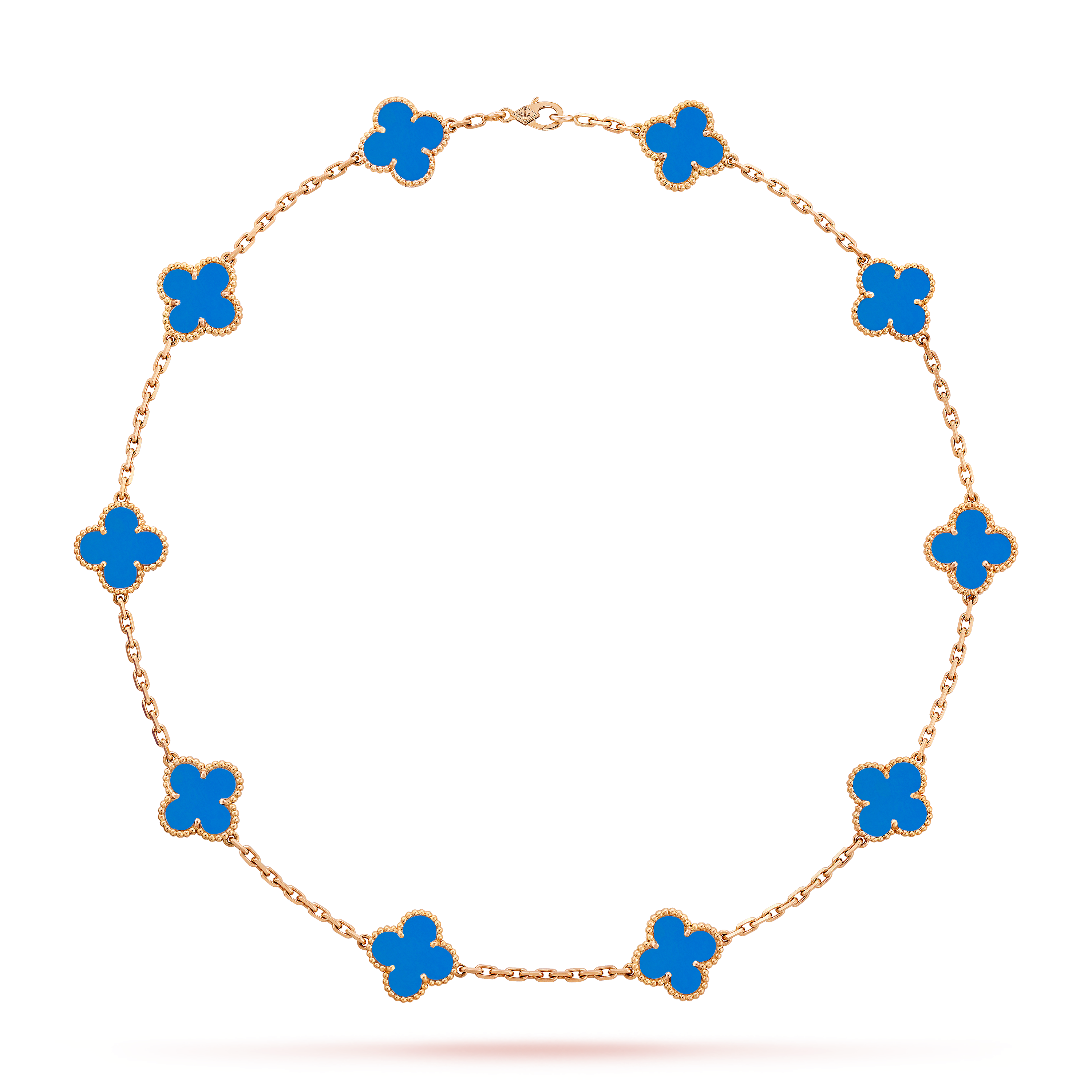 VCN075 Vintage Alhambra necklace 10 motifs - ccjewelryacc