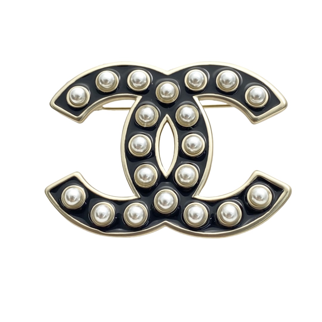 BCB587 Chanel Enamel brooch pin - ccjewelryacc