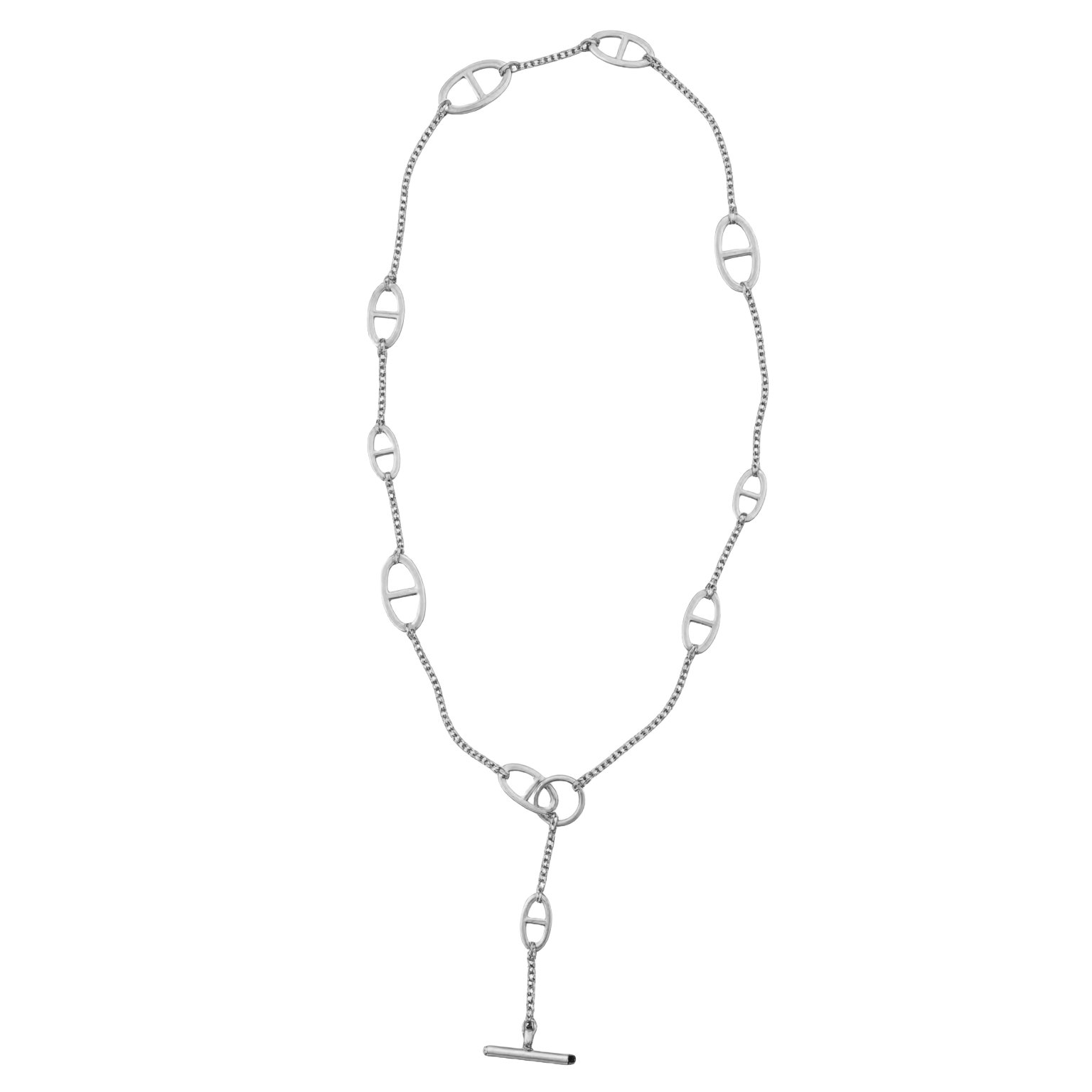 HMN005 80cm Chaine d'ancre Enchainee necklace - ccjewelryacc