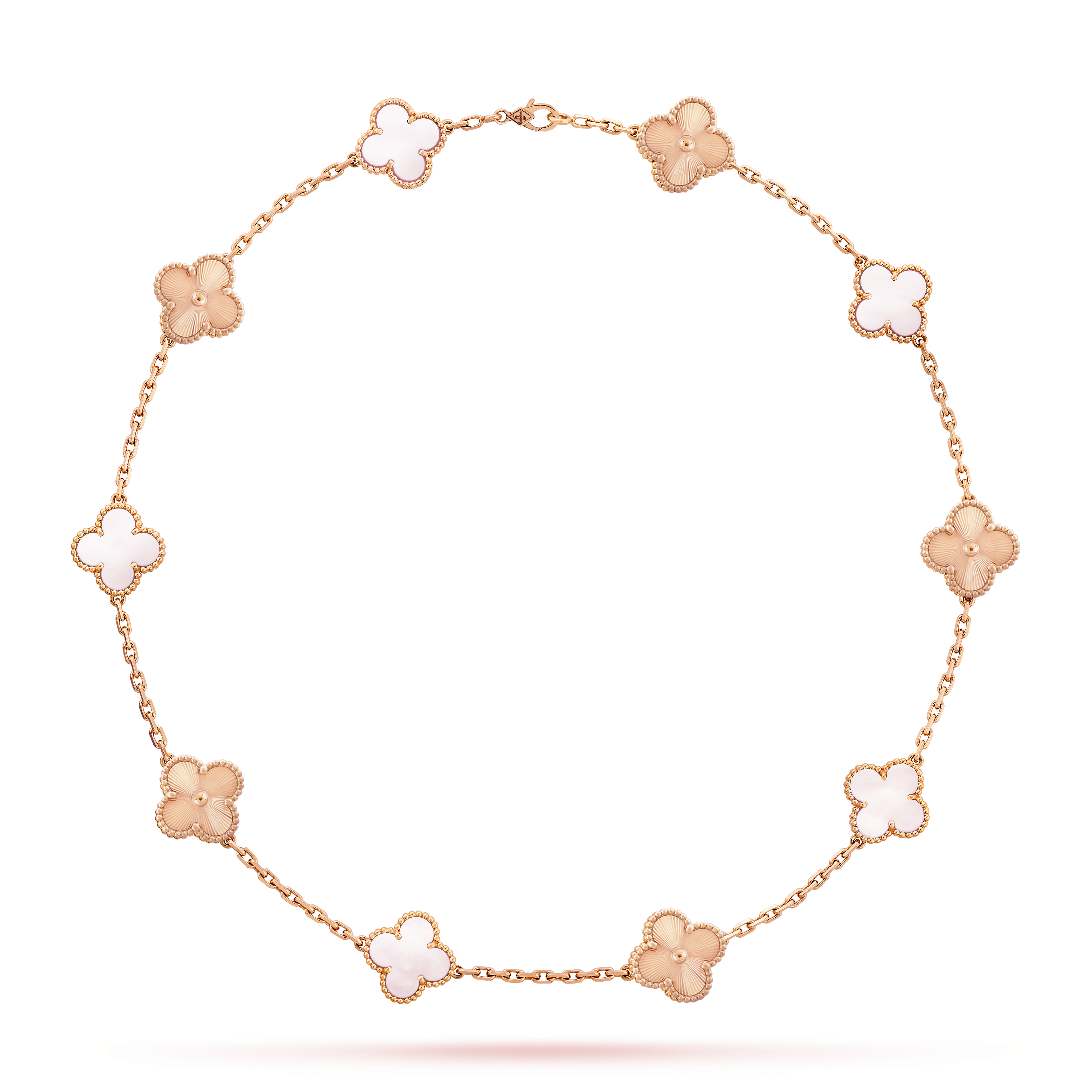 VCN032 Vintage Alhambra necklace 10 motifs - ccjewelryacc