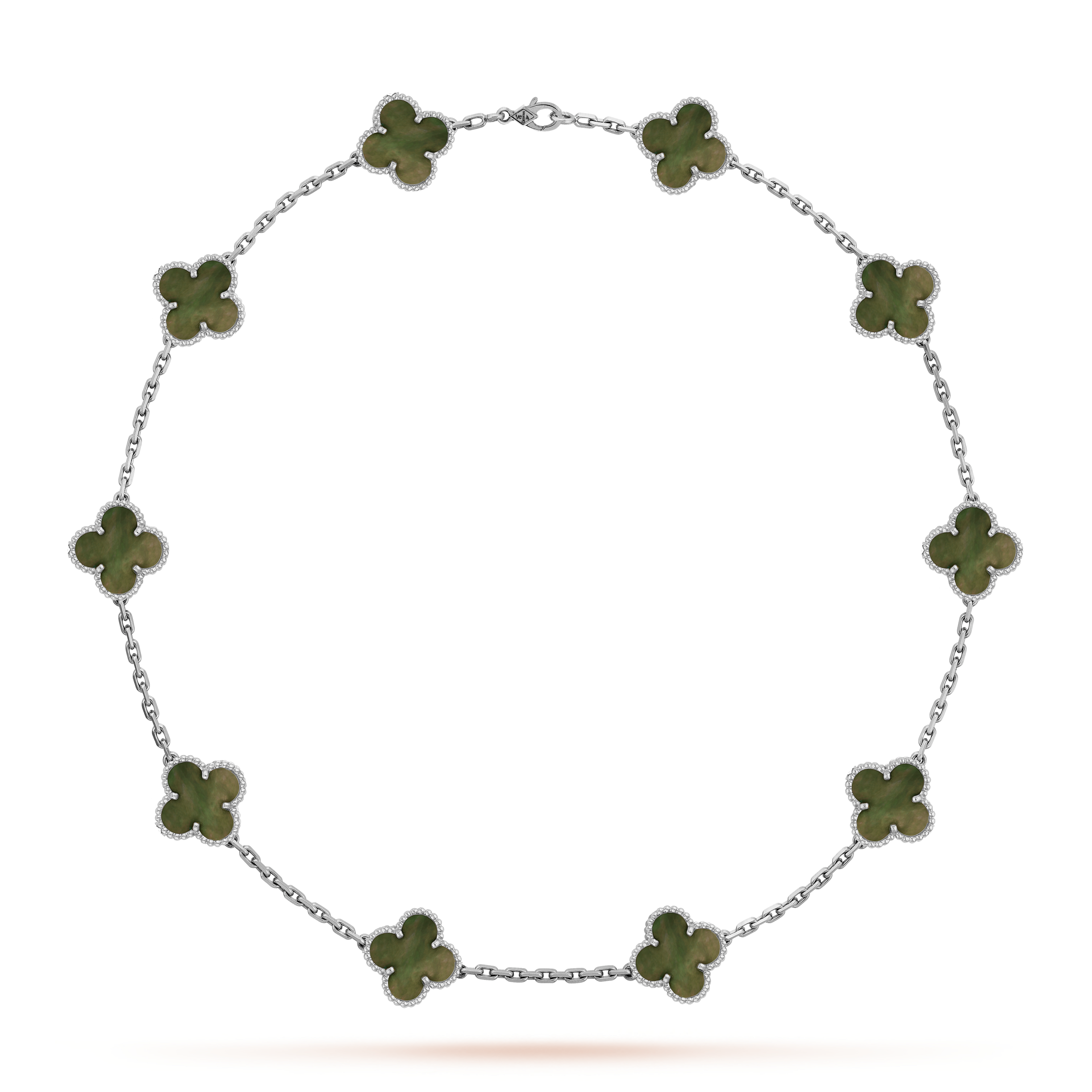 VCN075 Vintage Alhambra necklace 10 motifs - ccjewelryacc