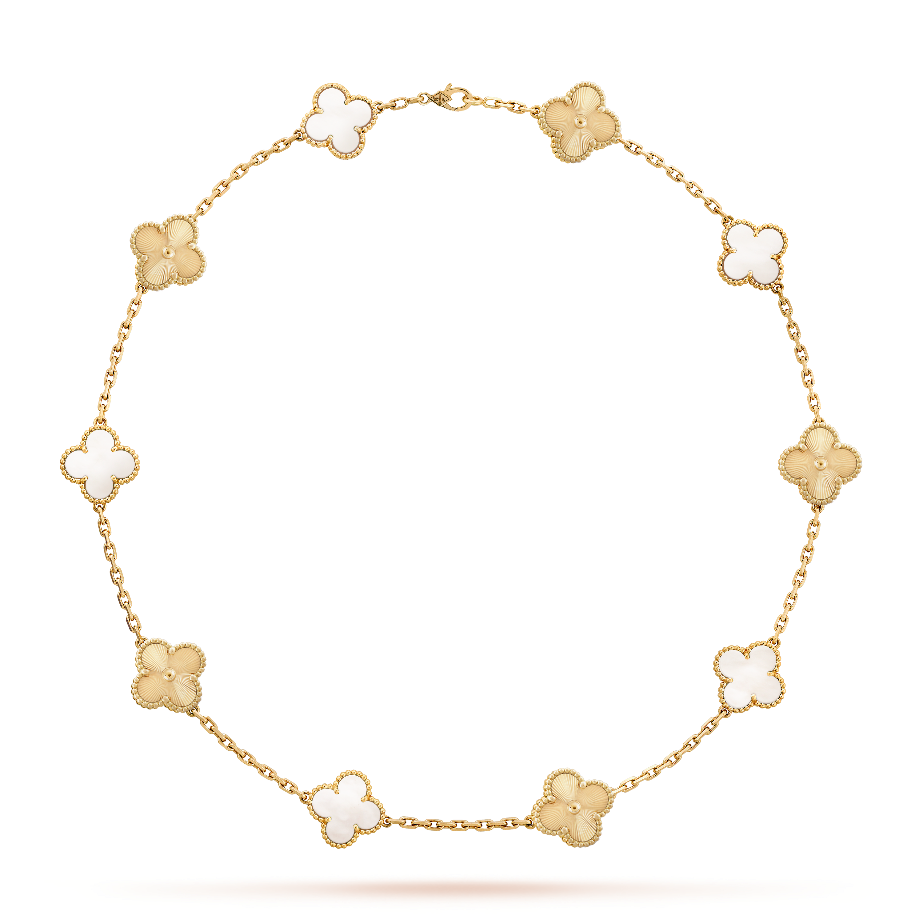 VCN032 Vintage Alhambra necklace 10 motifs - ccjewelryacc