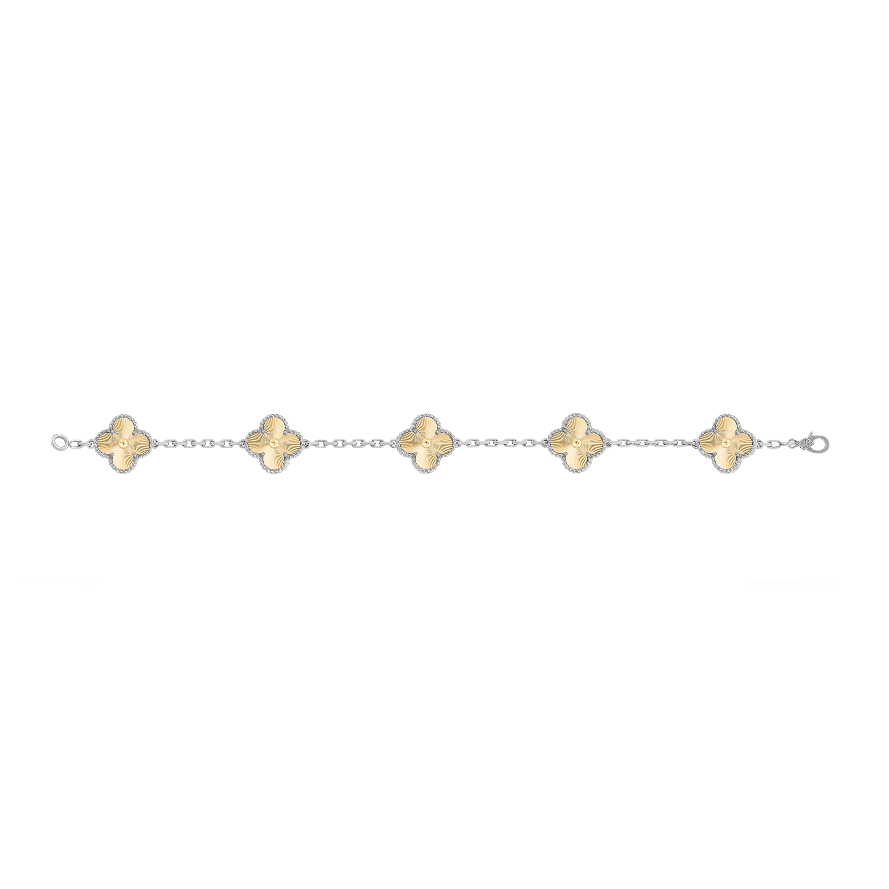 VCS033 VCA Two Tone 2024 Holiday bracelet 5 motifs - ccjewelryacc