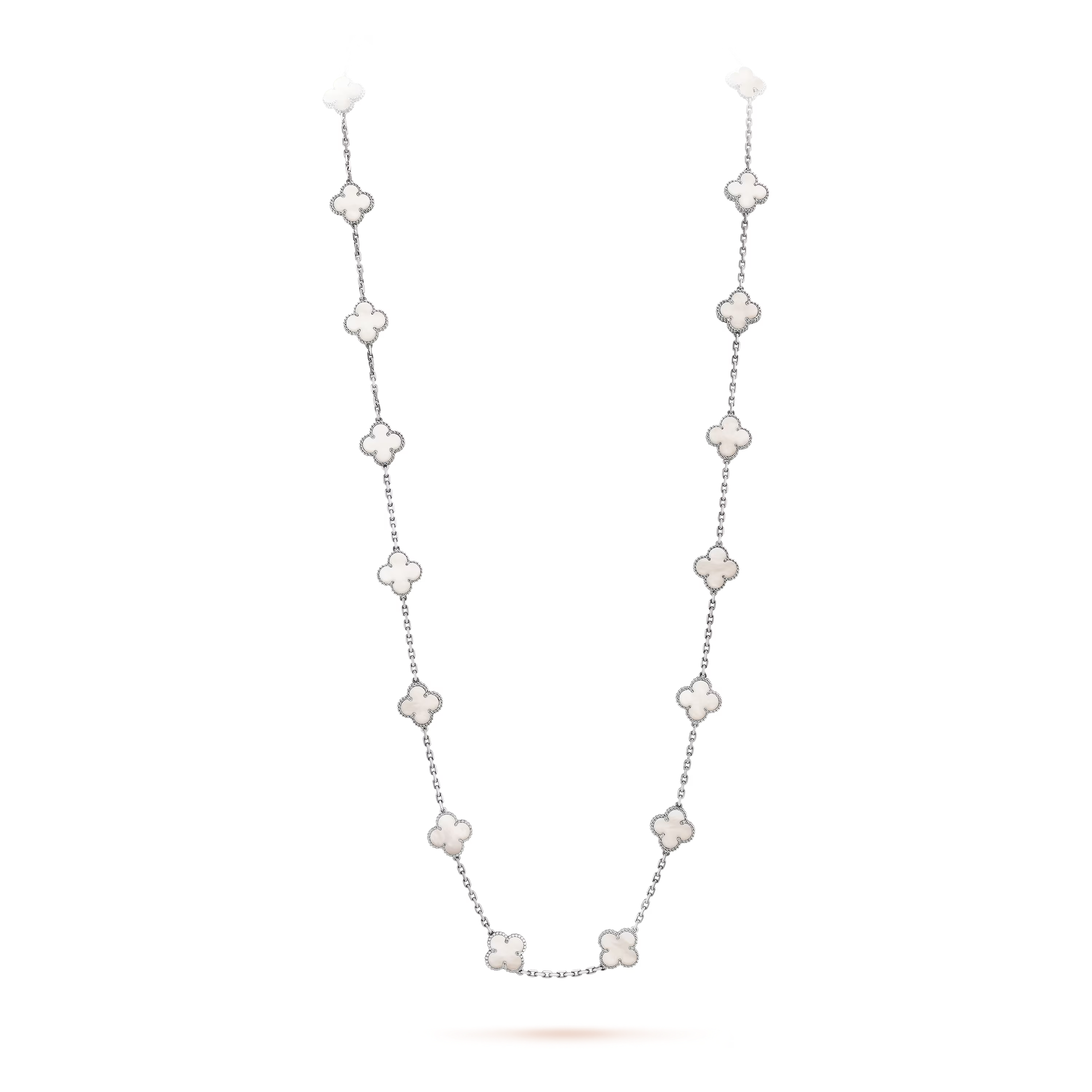 VCN069 VCA 20 motif long necklace - ccjewelryacc