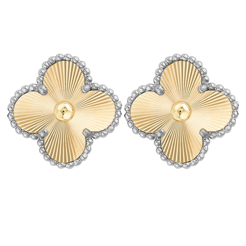 VCE045 VCA Two Tone 2024 Holiday earring - ccjewelryacc