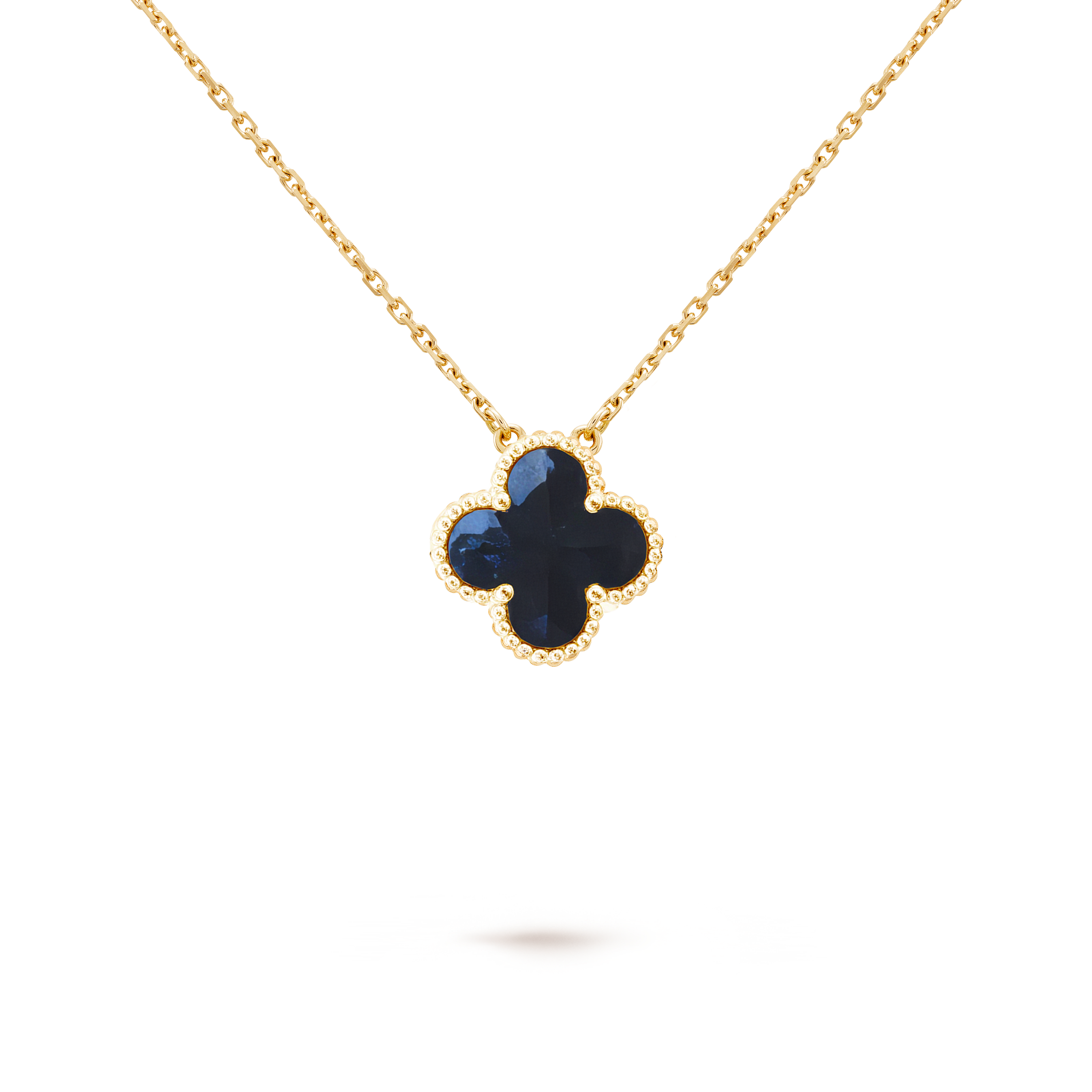 VCN016 1.5cm van cleef alhambra necklace Pietersite - ccjewelryacc