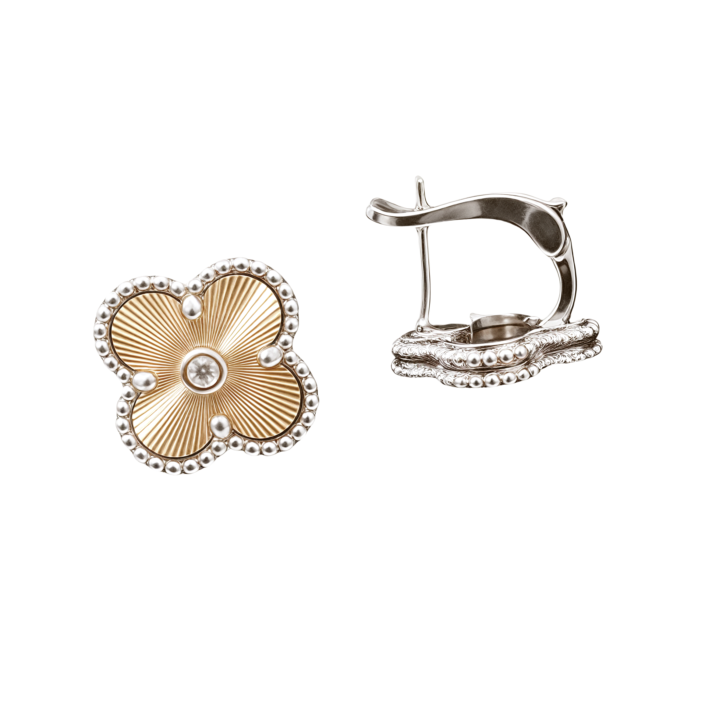 VCE045 VCA Two Tone 2024 Holiday earring - ccjewelryacc