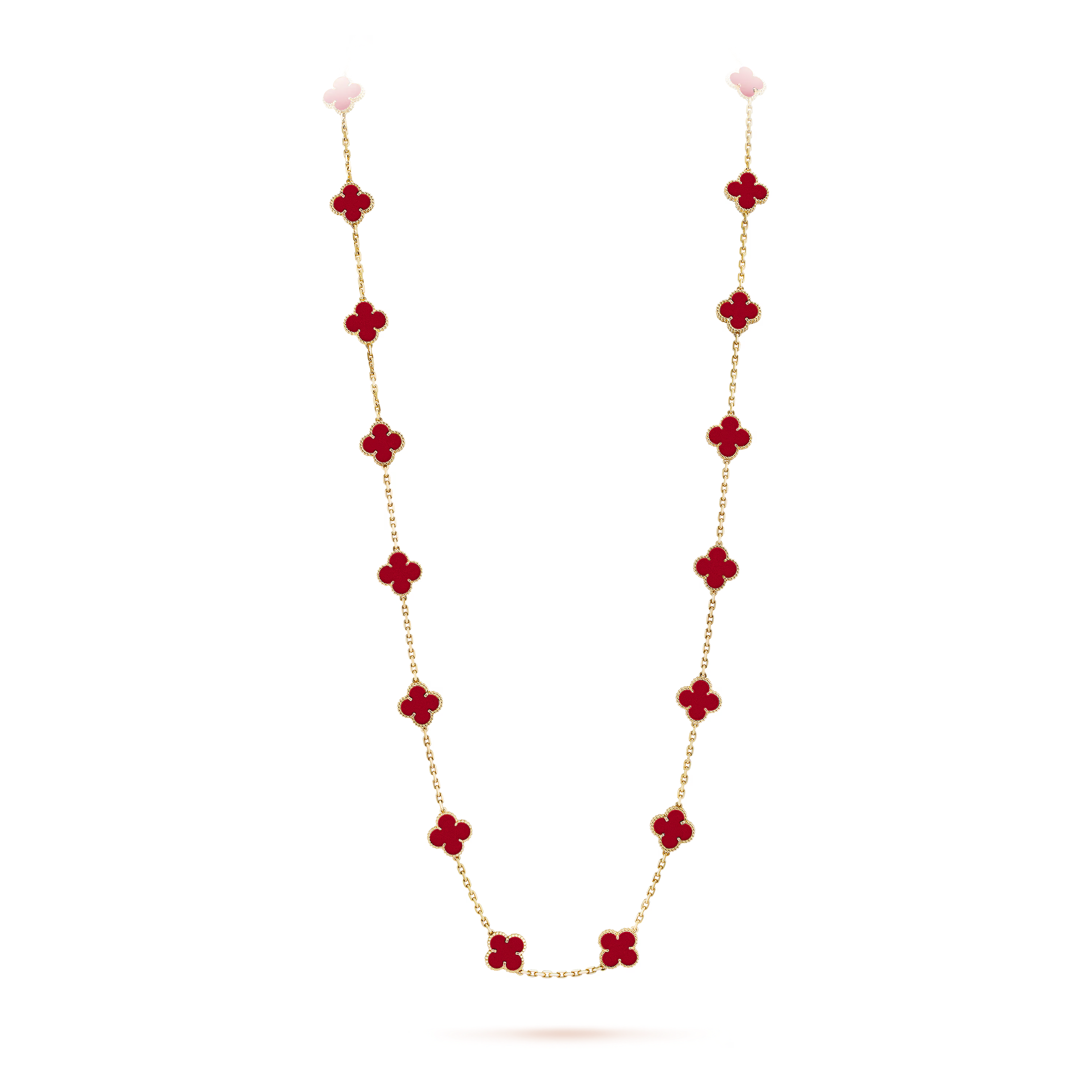VCN069 VCA 20 motif long necklace - ccjewelryacc