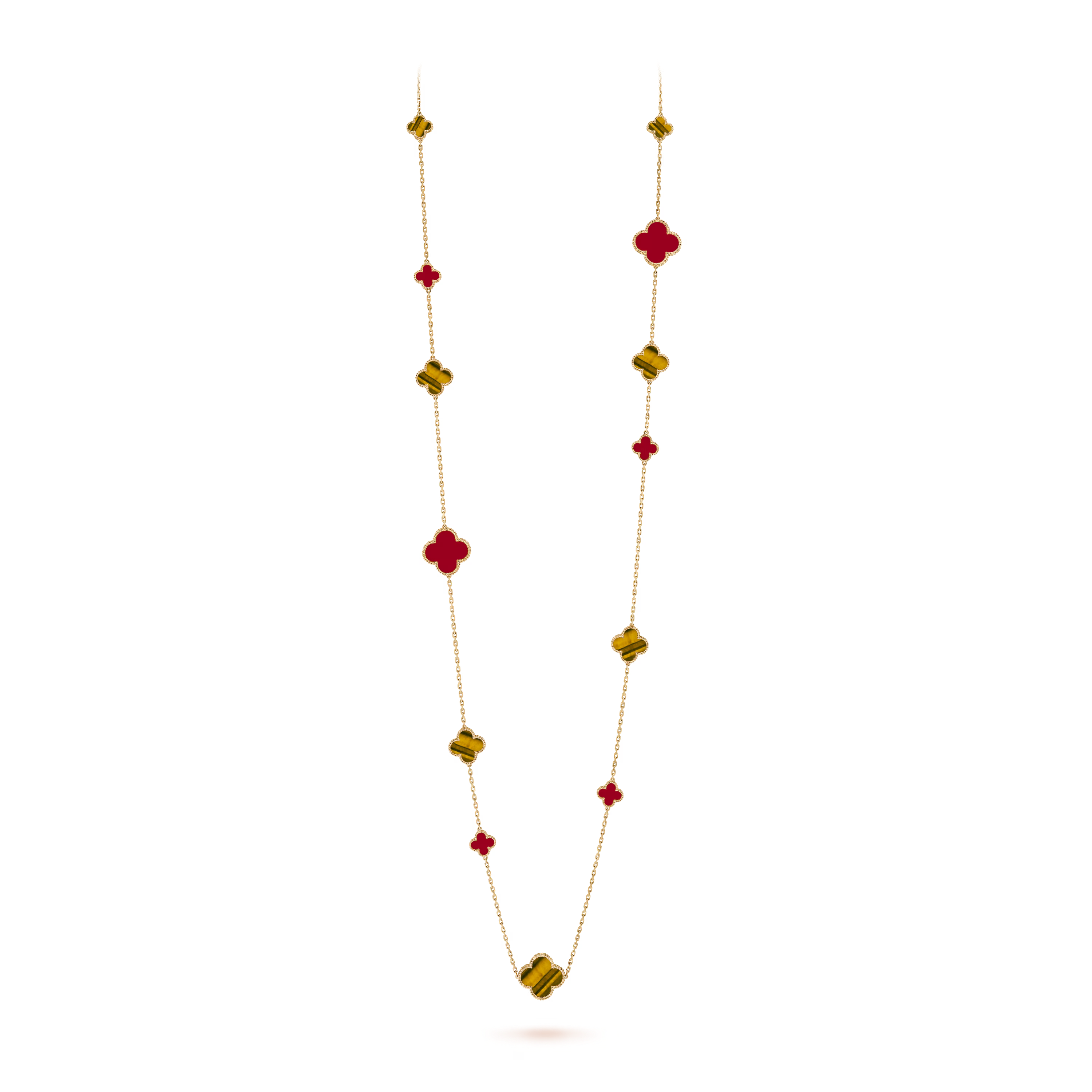 VCN041 VCA Magic Alhambra long necklace, 16 motifs - ccjewelryacc