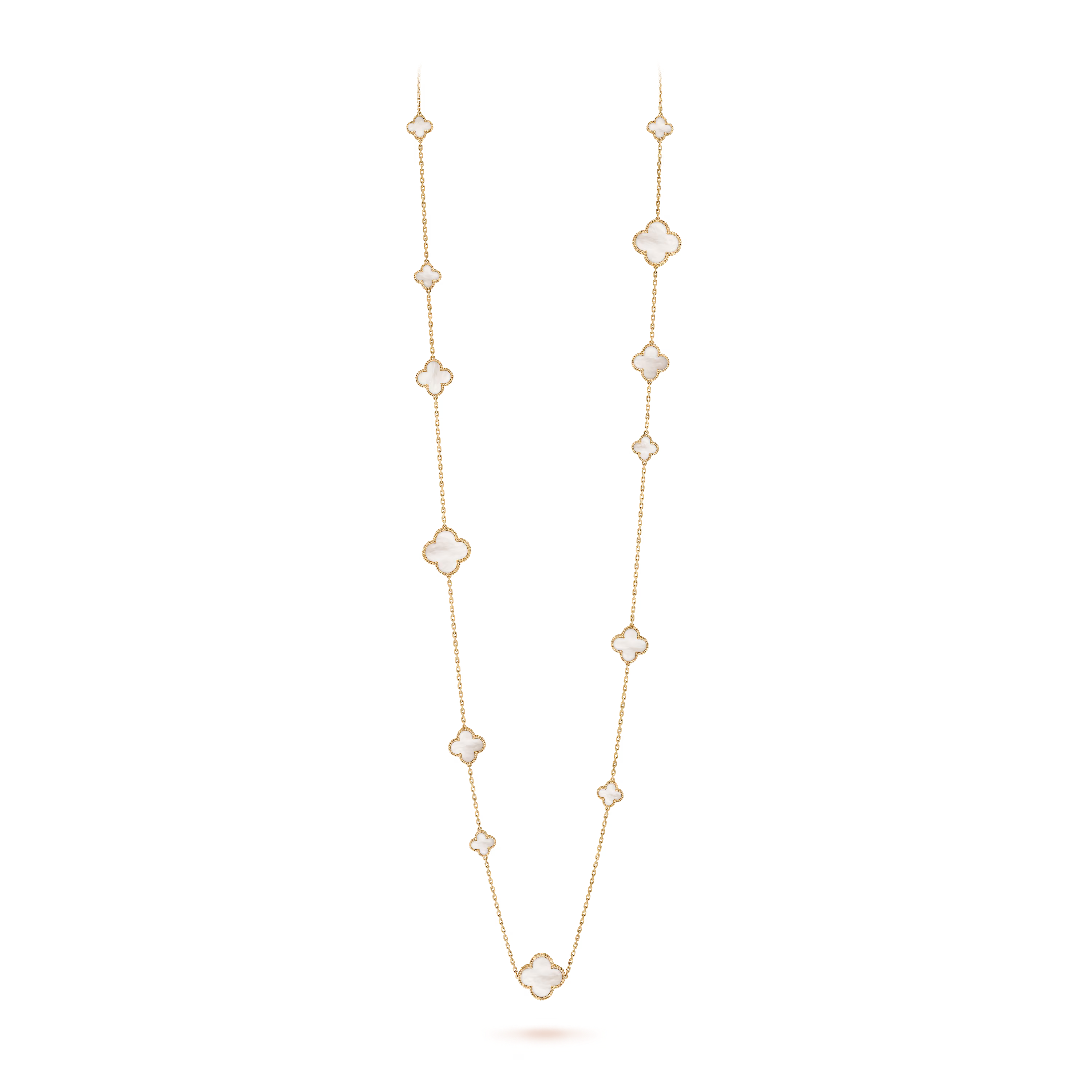 VCN041 VCA Magic Alhambra long necklace, 16 motifs - ccjewelryacc