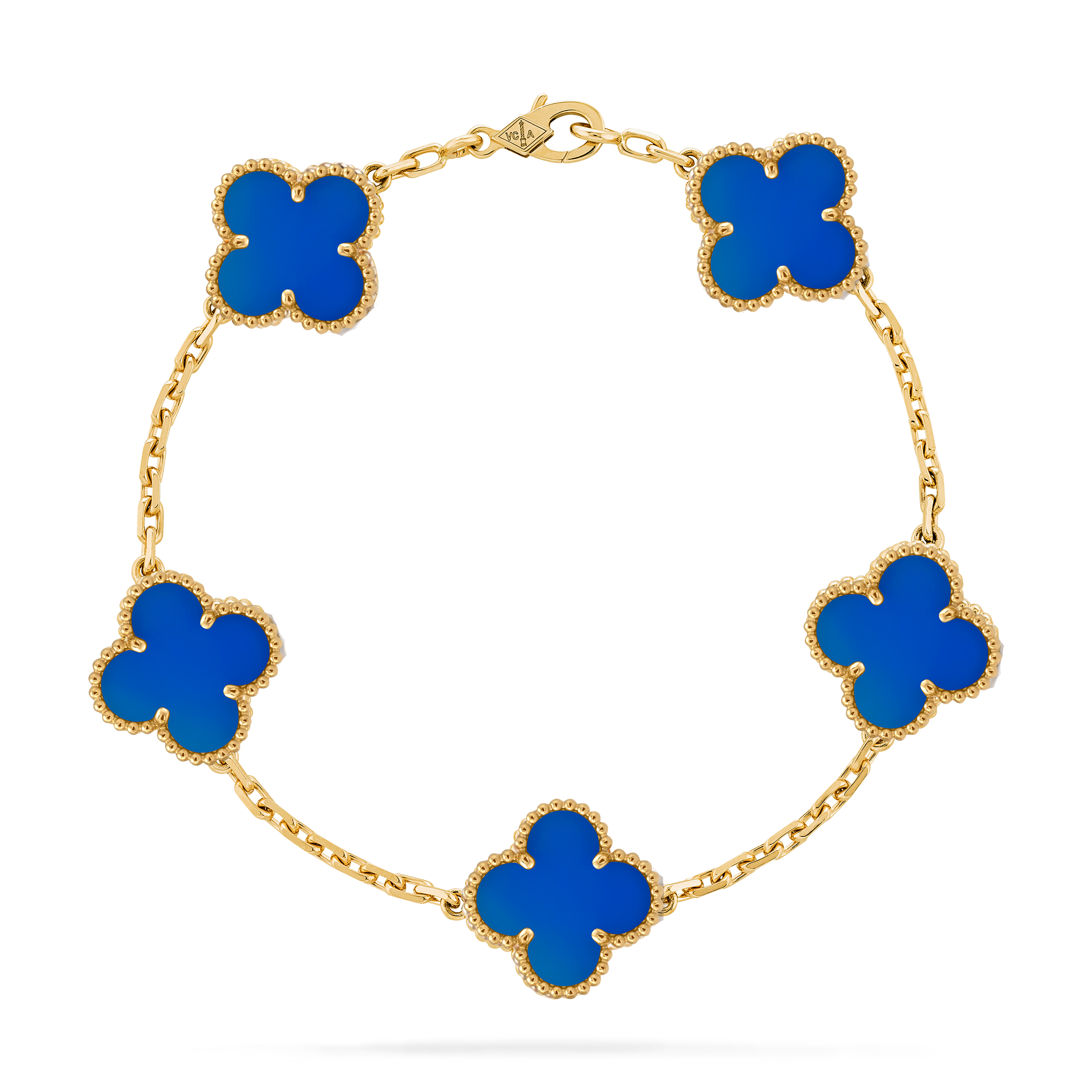 VCS030 Four leaf cover Bracelet 5 motifs Gold/Rose gold/White gold - ccjewelryacc