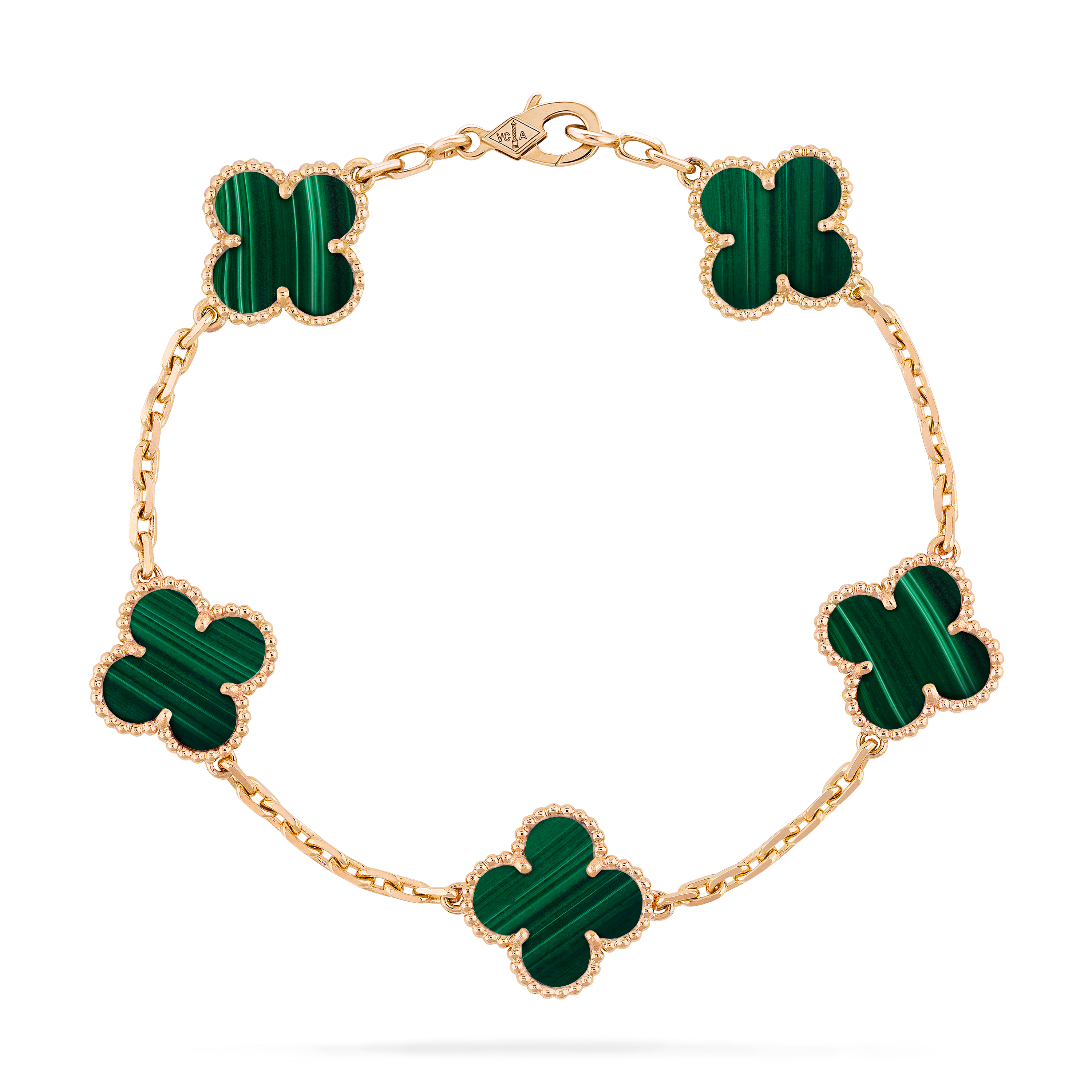 VCS030 Four leaf cover Bracelet 5 motifs Gold/Rose gold/White gold - ccjewelryacc