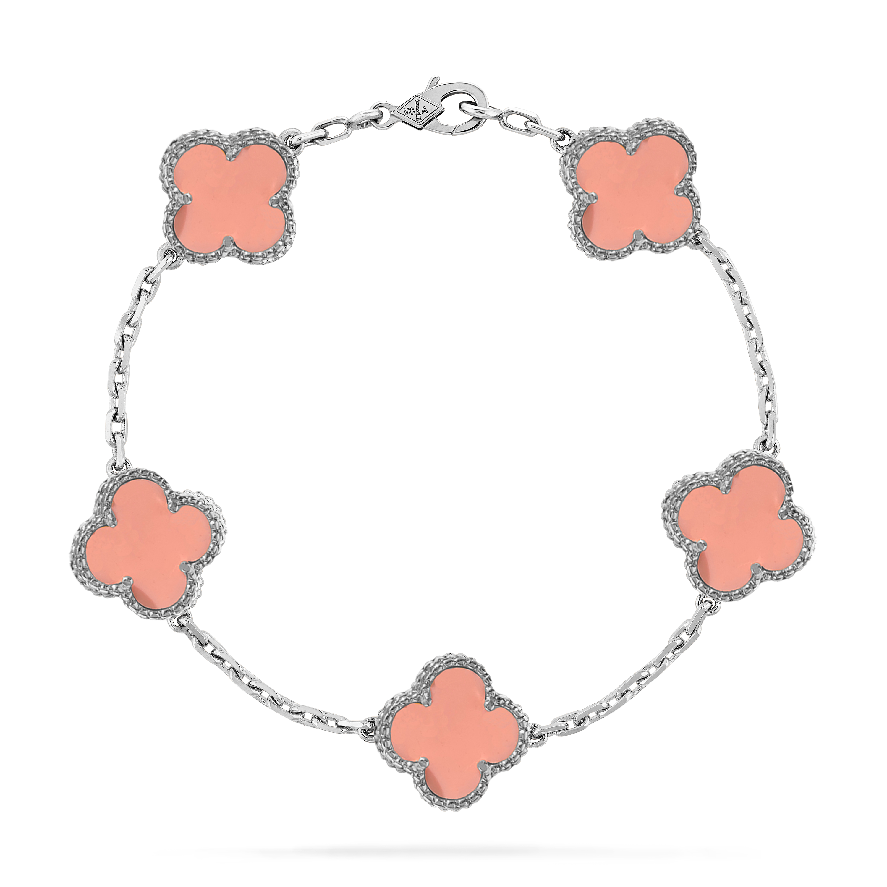 VCS030 Four leaf cover Bracelet 5 motifs Gold/Rose gold/White gold - ccjewelryacc