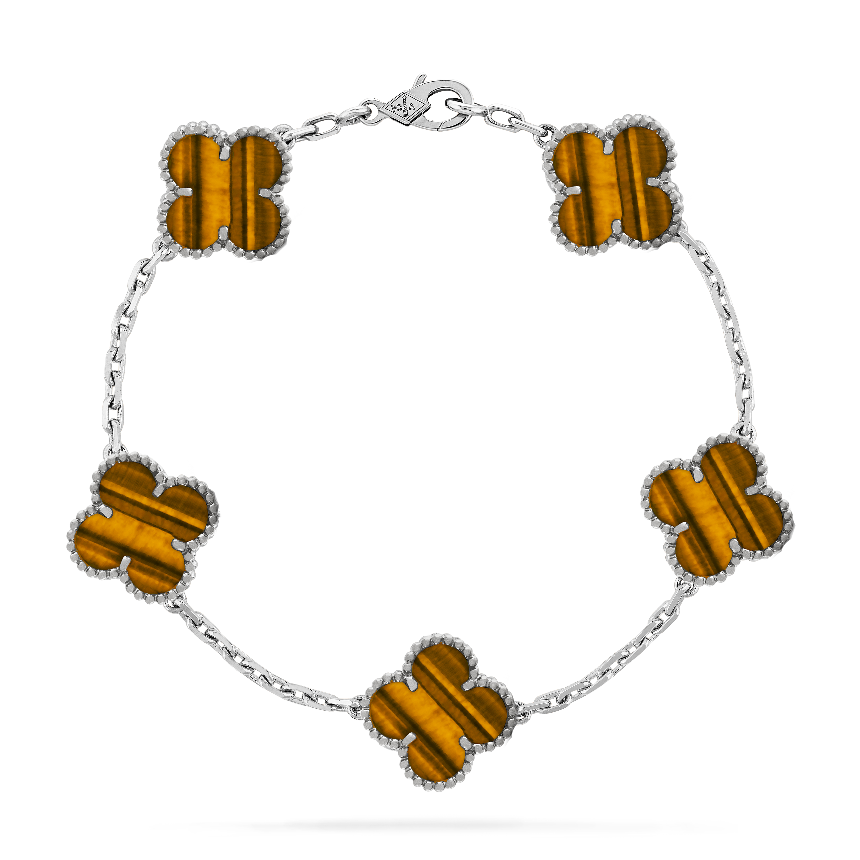 VCS030 Four leaf cover Bracelet 5 motifs Gold/Rose gold/White gold - ccjewelryacc