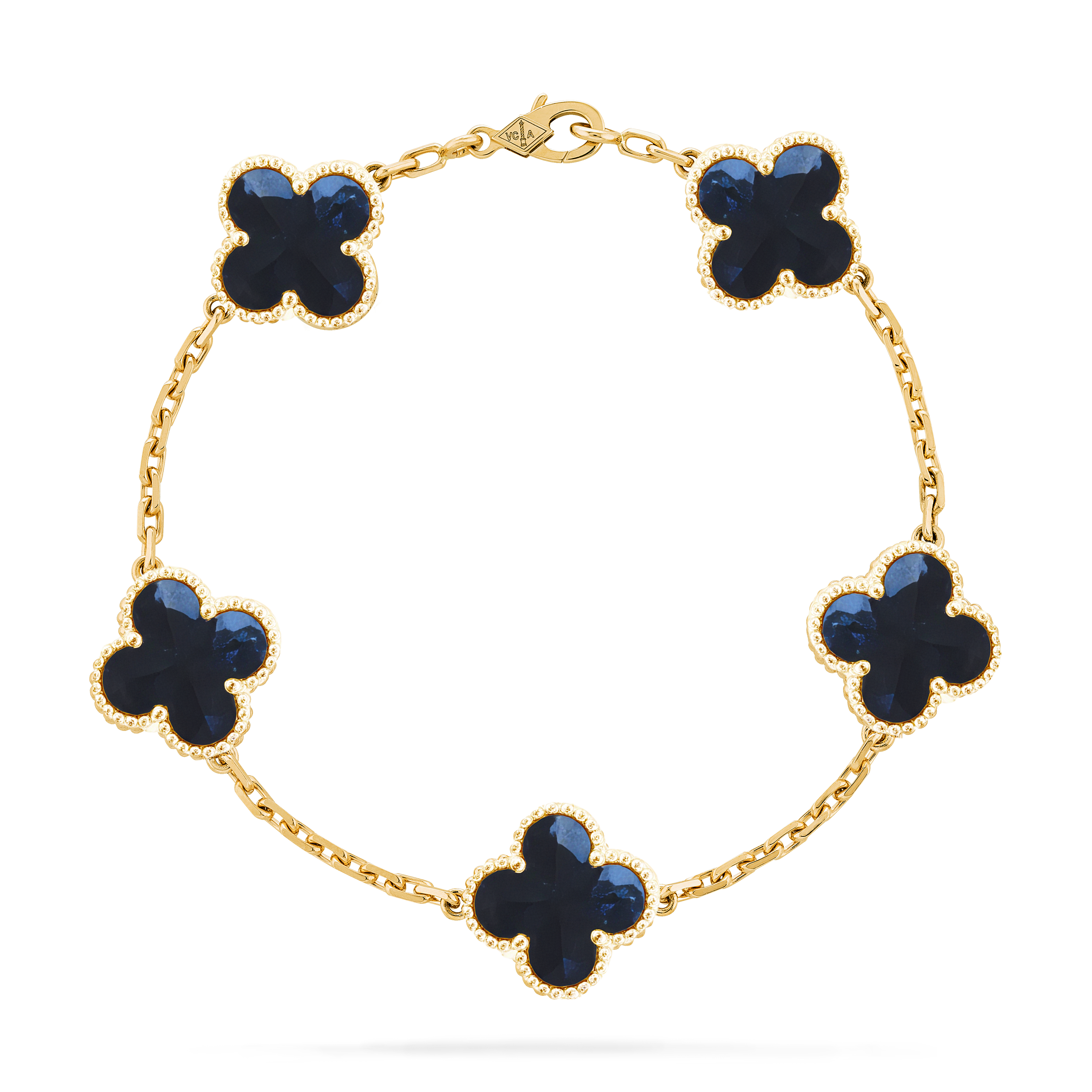 VCS030 Four leaf cover Bracelet 5 motifs Gold/Rose gold/White gold - ccjewelryacc