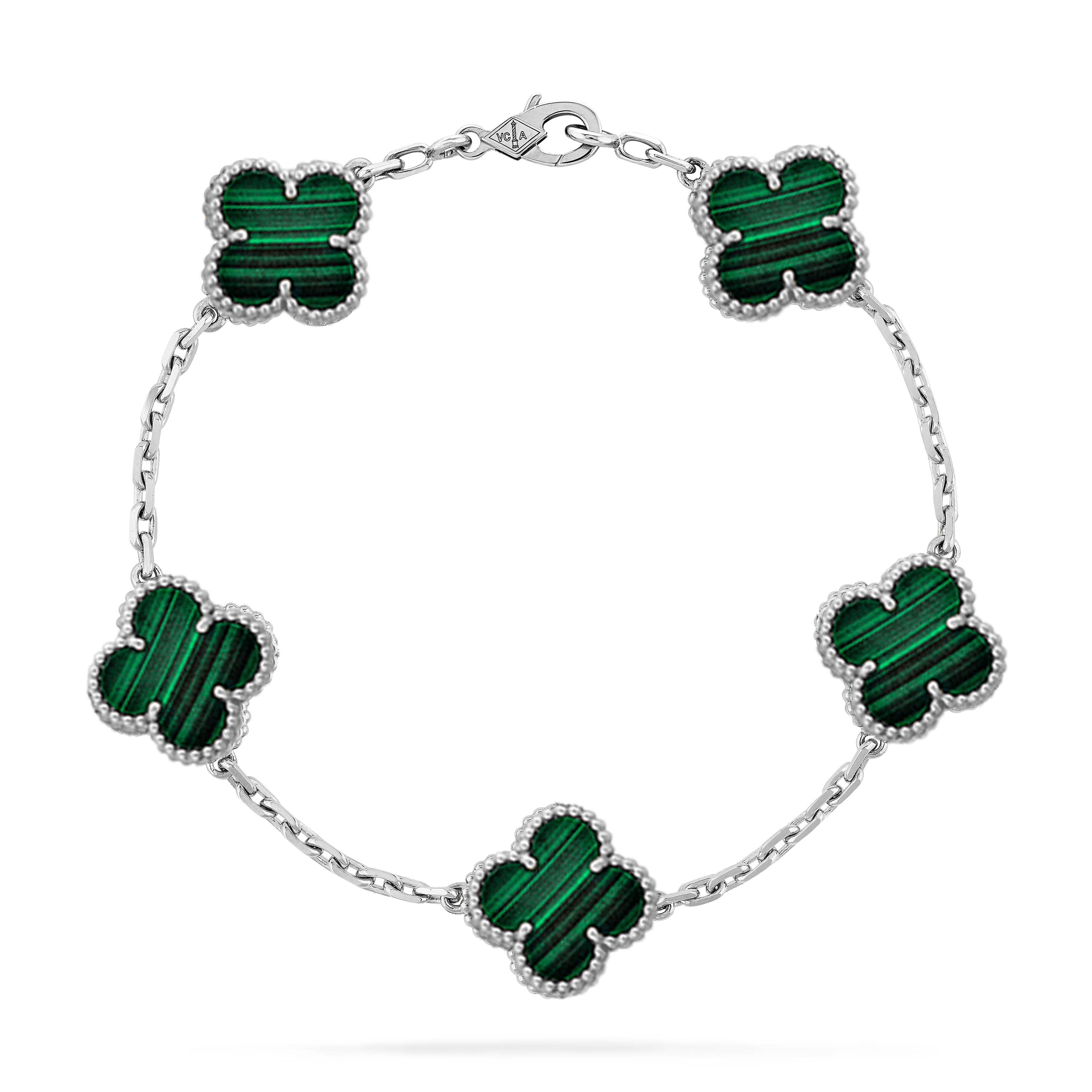 VCS030 Four leaf cover Bracelet 5 motifs Gold/Rose gold/White gold - ccjewelryacc