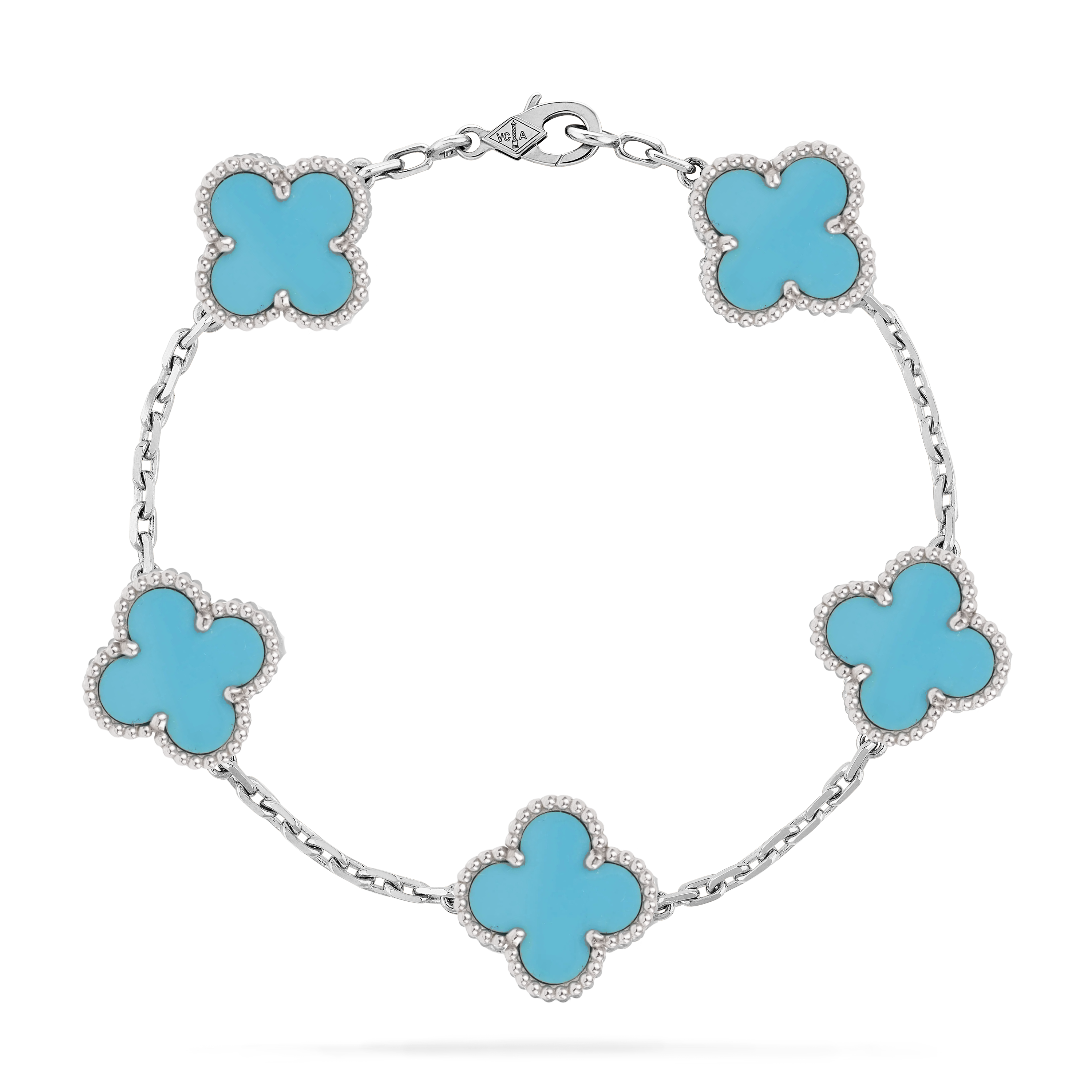 VCS030 Four leaf cover Bracelet 5 motifs Gold/Rose gold/White gold - ccjewelryacc