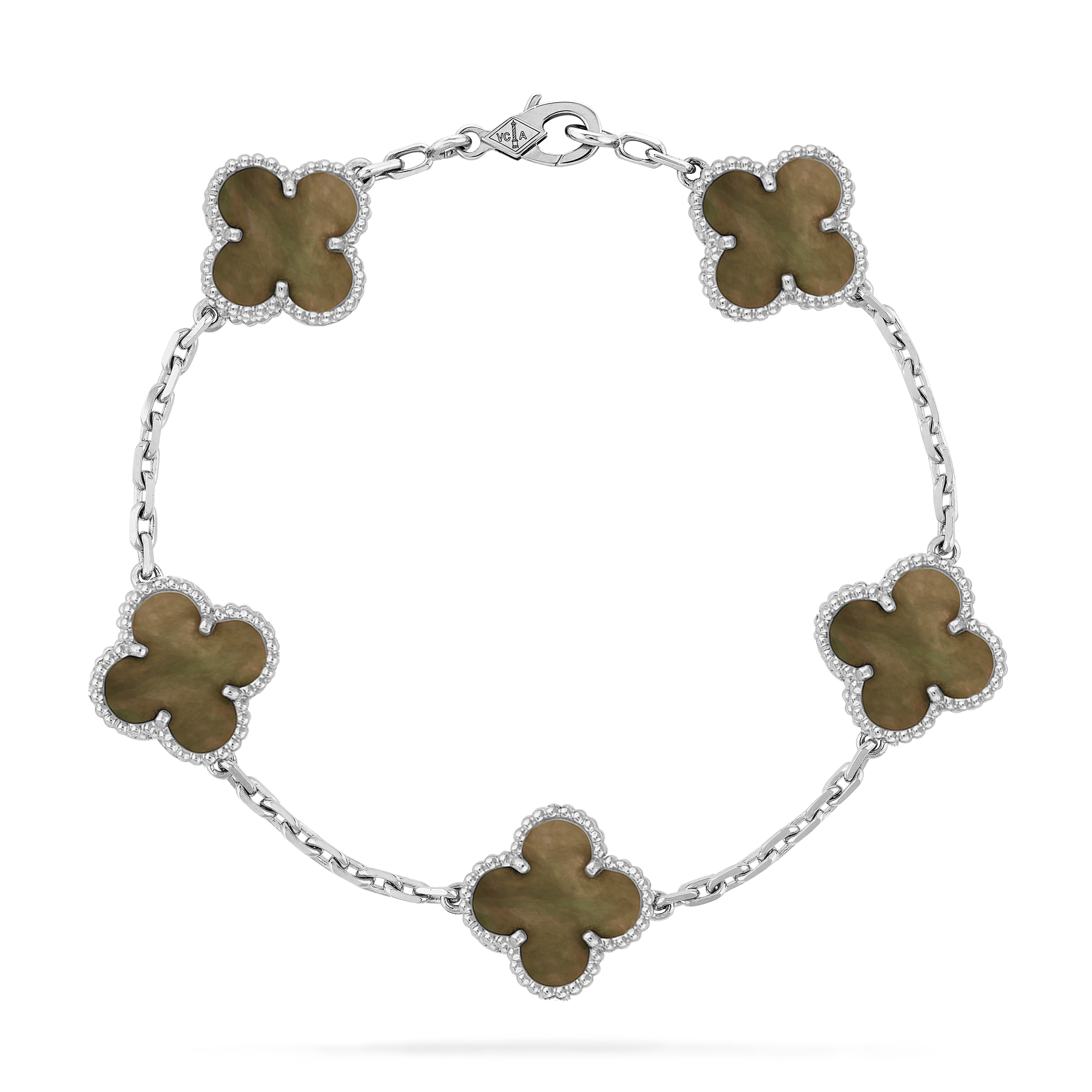 VCS030 Four leaf cover Bracelet 5 motifs Gold/Rose gold/White gold - ccjewelryacc