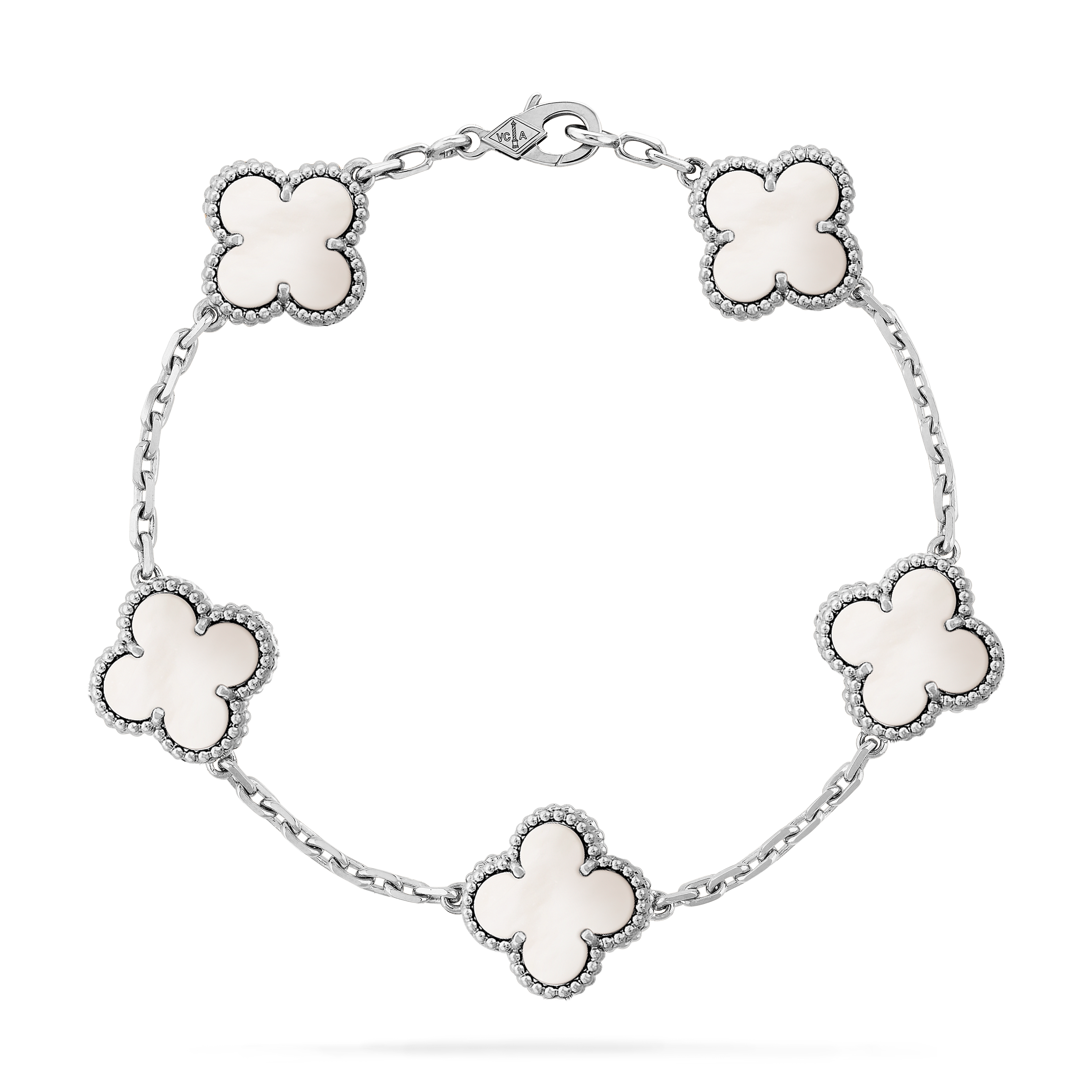 VCS030 Four leaf cover Bracelet 5 motifs Gold/Rose gold/White gold - ccjewelryacc