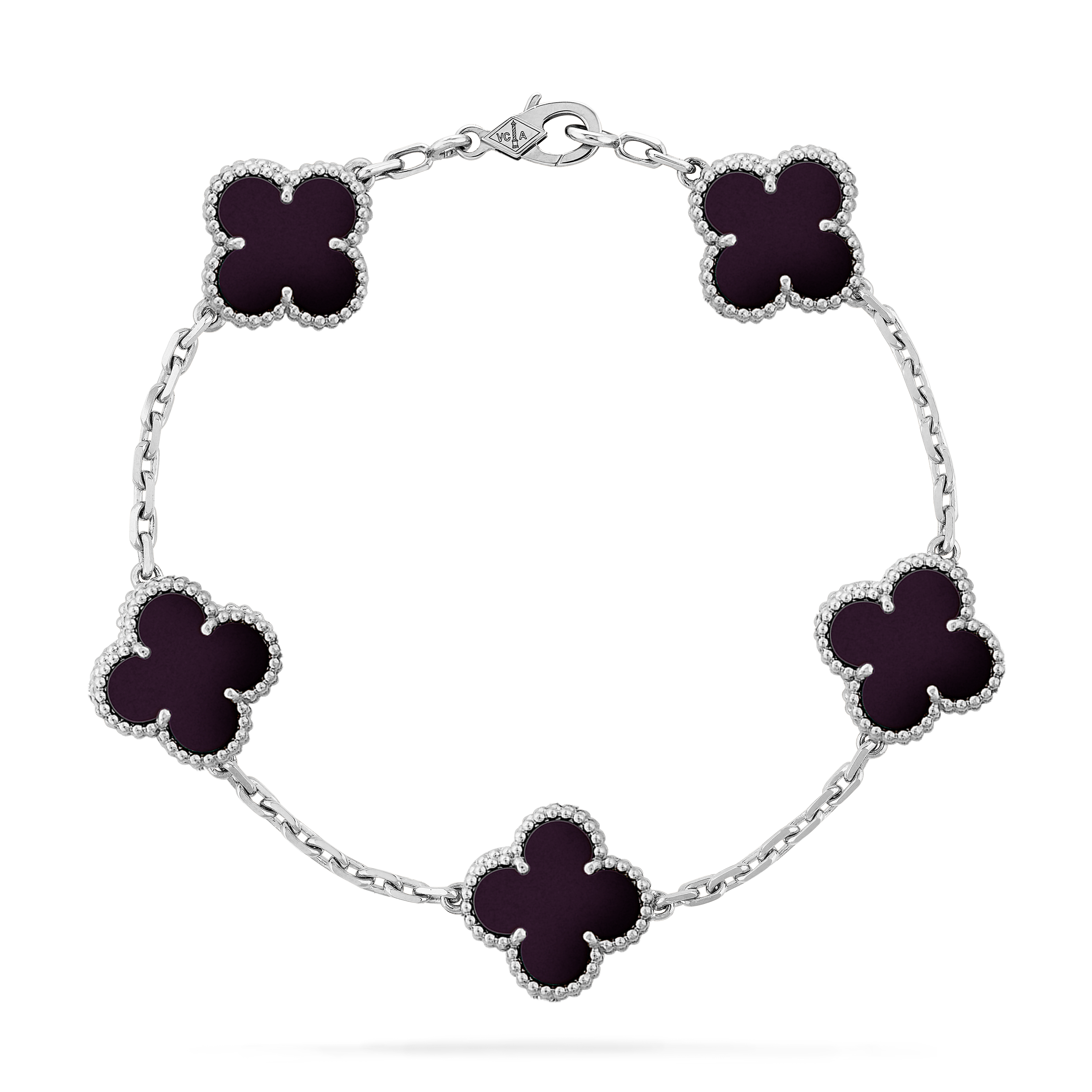 VCS030 Four leaf cover Bracelet 5 motifs Gold/Rose gold/White gold - ccjewelryacc