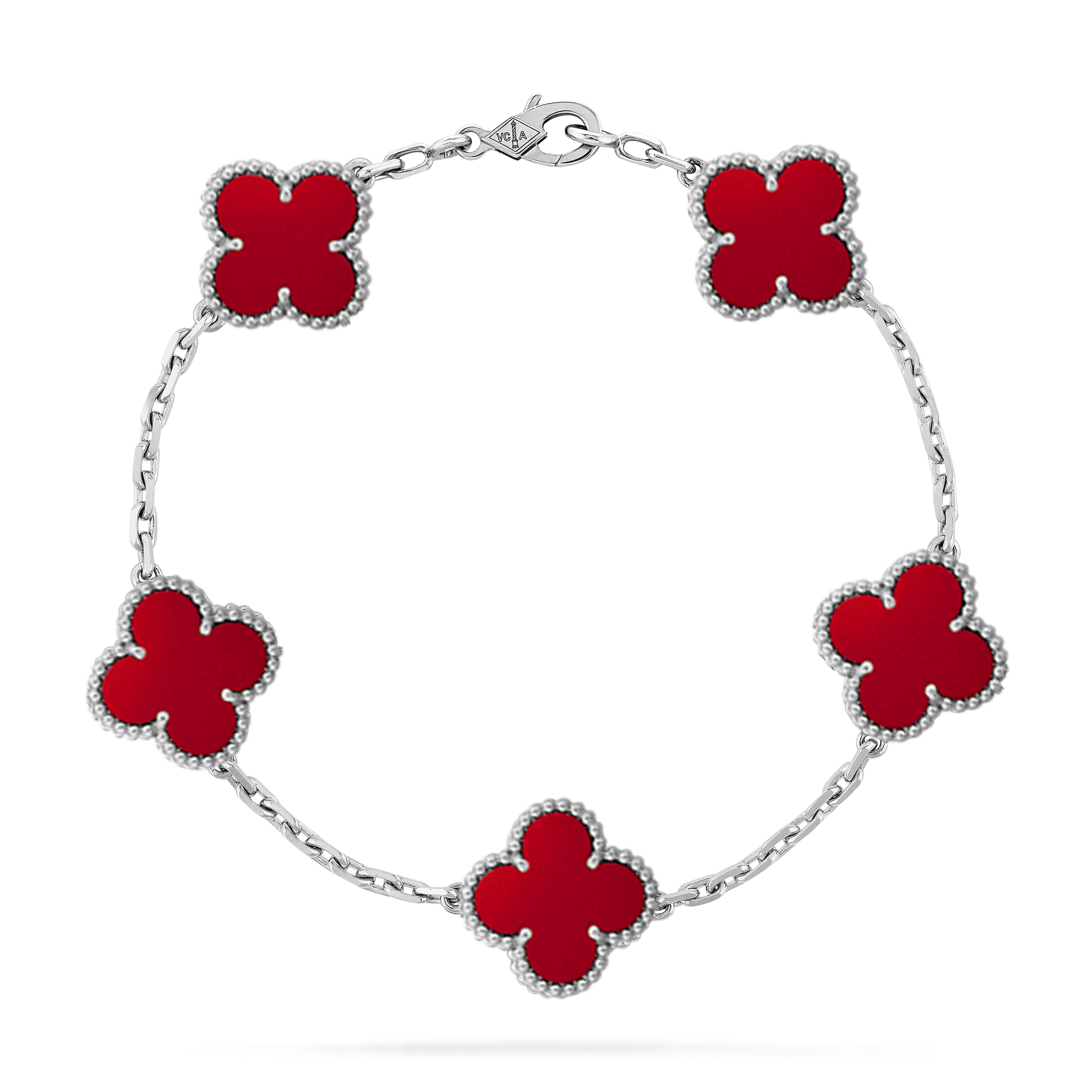 VCS030 Four leaf cover Bracelet 5 motifs Gold/Rose gold/White gold - ccjewelryacc